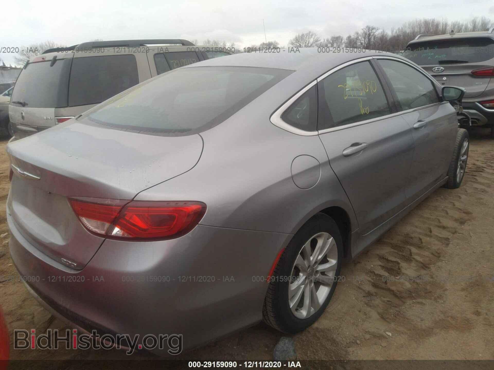 2015 CHRYSLER 200 - VIN: 1C3CCCAB1FN589744 - Фото 4