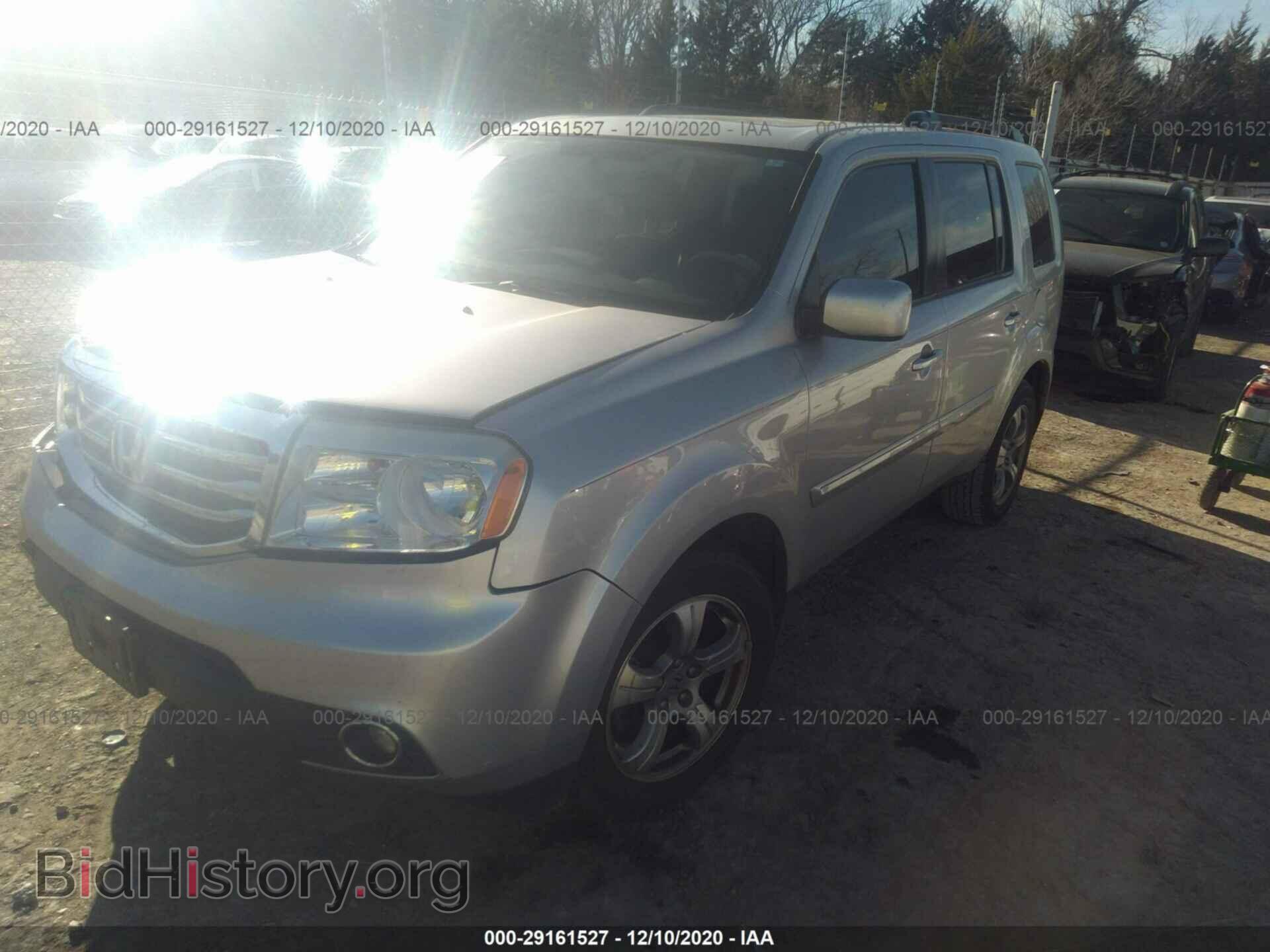 2014 HONDA PILOT - VIN: 5FNYF3H65EB005196 - Фото 2