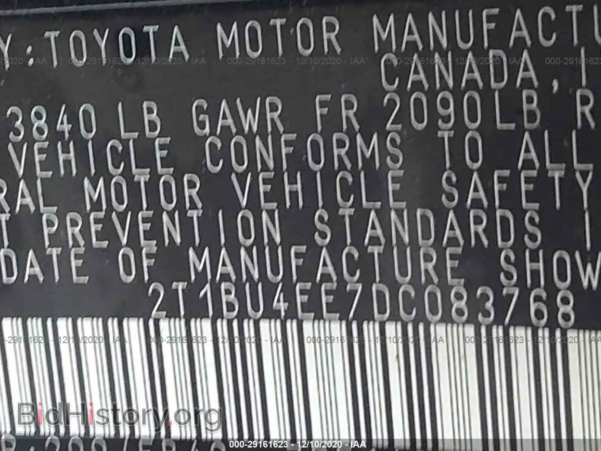 2013 TOYOTA COROLLA - VIN: 2T1BU4EE7DC083768 - Photo 9