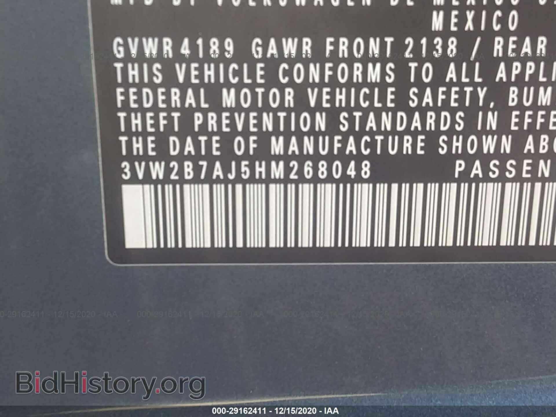 2017 VOLKSWAGEN JETTA - VIN: 3VW2B7AJ5HM268048 - Фото 9