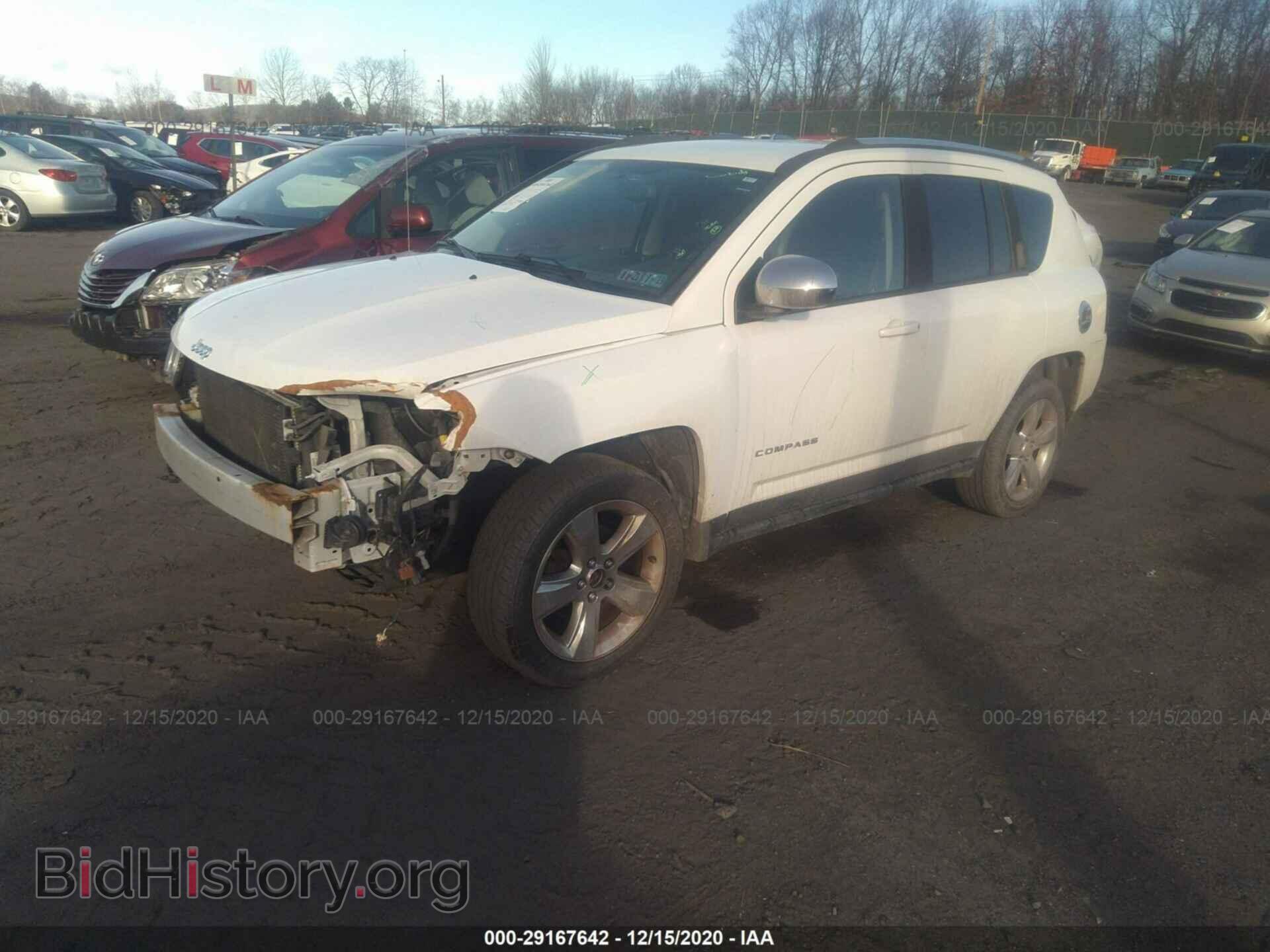 2014 JEEP COMPASS - VIN: 1C4NJCCBXED652643 - Фото 2