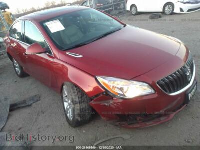 2015 Buick REGAL Premium I, красный — VIN 2G4GN5EX1F9192560, IAAI