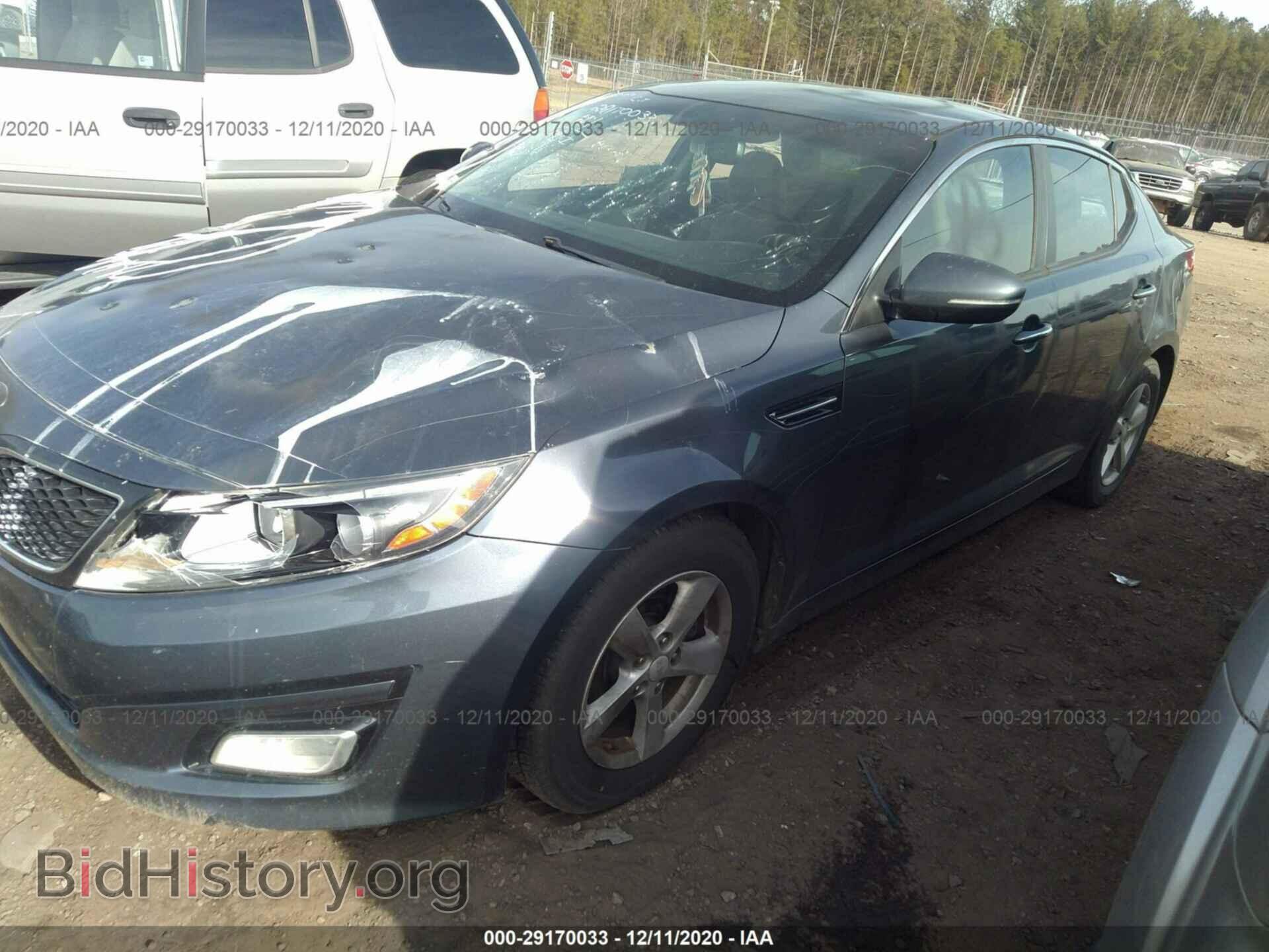 2015 KIA OPTIMA - VIN: KNAGM4A76F5568428 - Фото 2