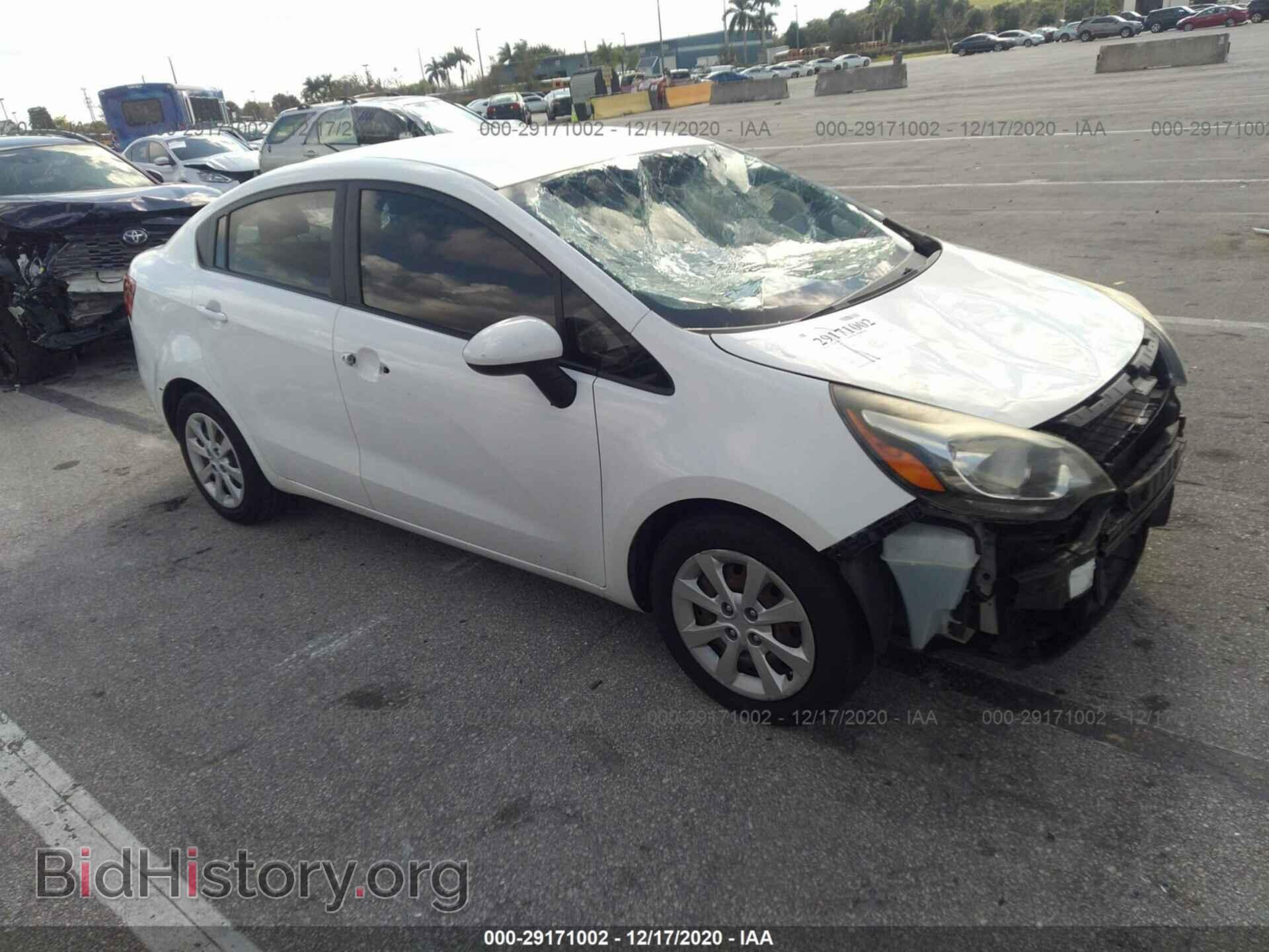 Фотография KNADM4A38F6435079 - KIA RIO 2015