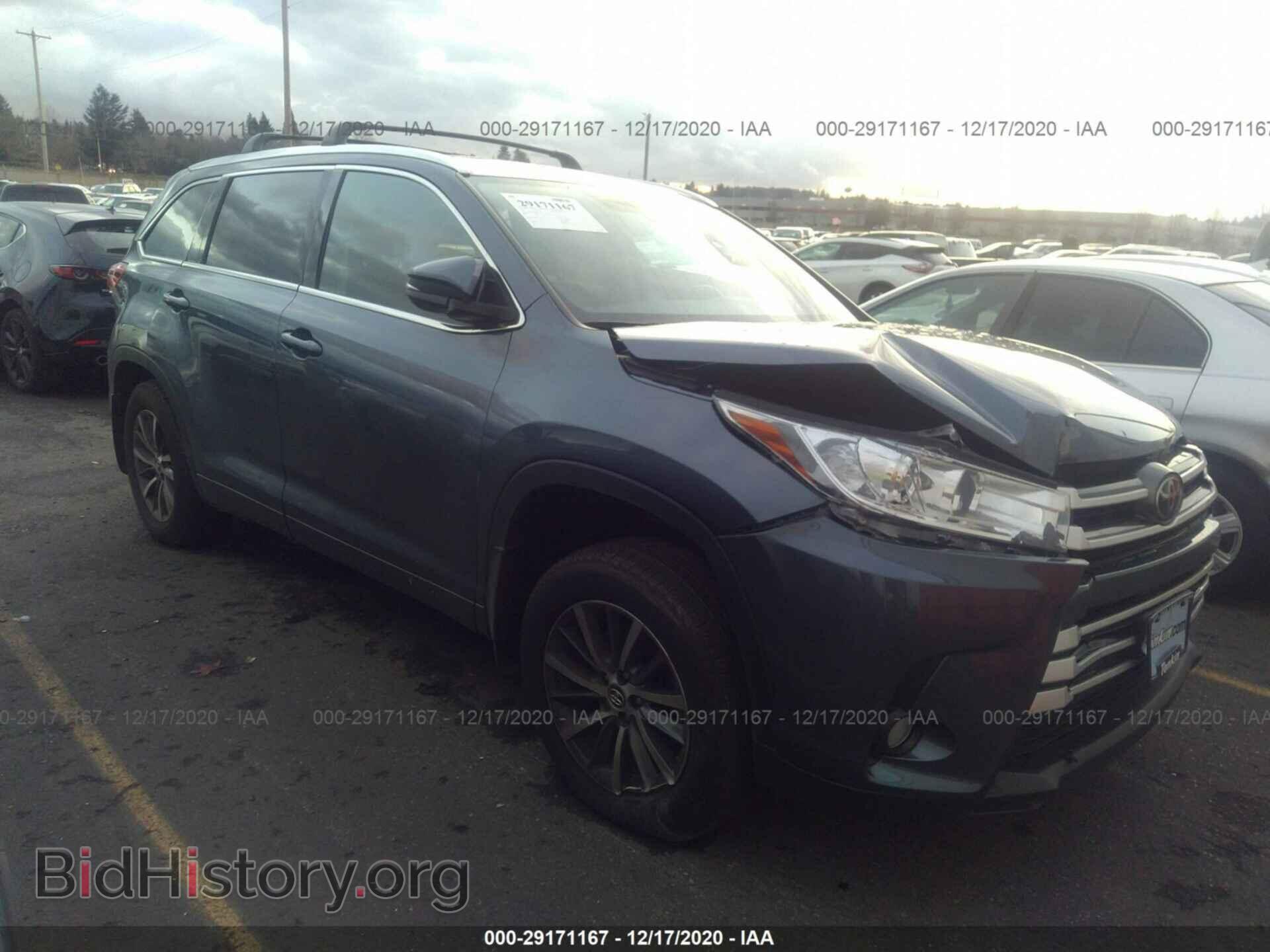 Photo 5TDJZRFH2HS431797 - TOYOTA HIGHLANDER 2017