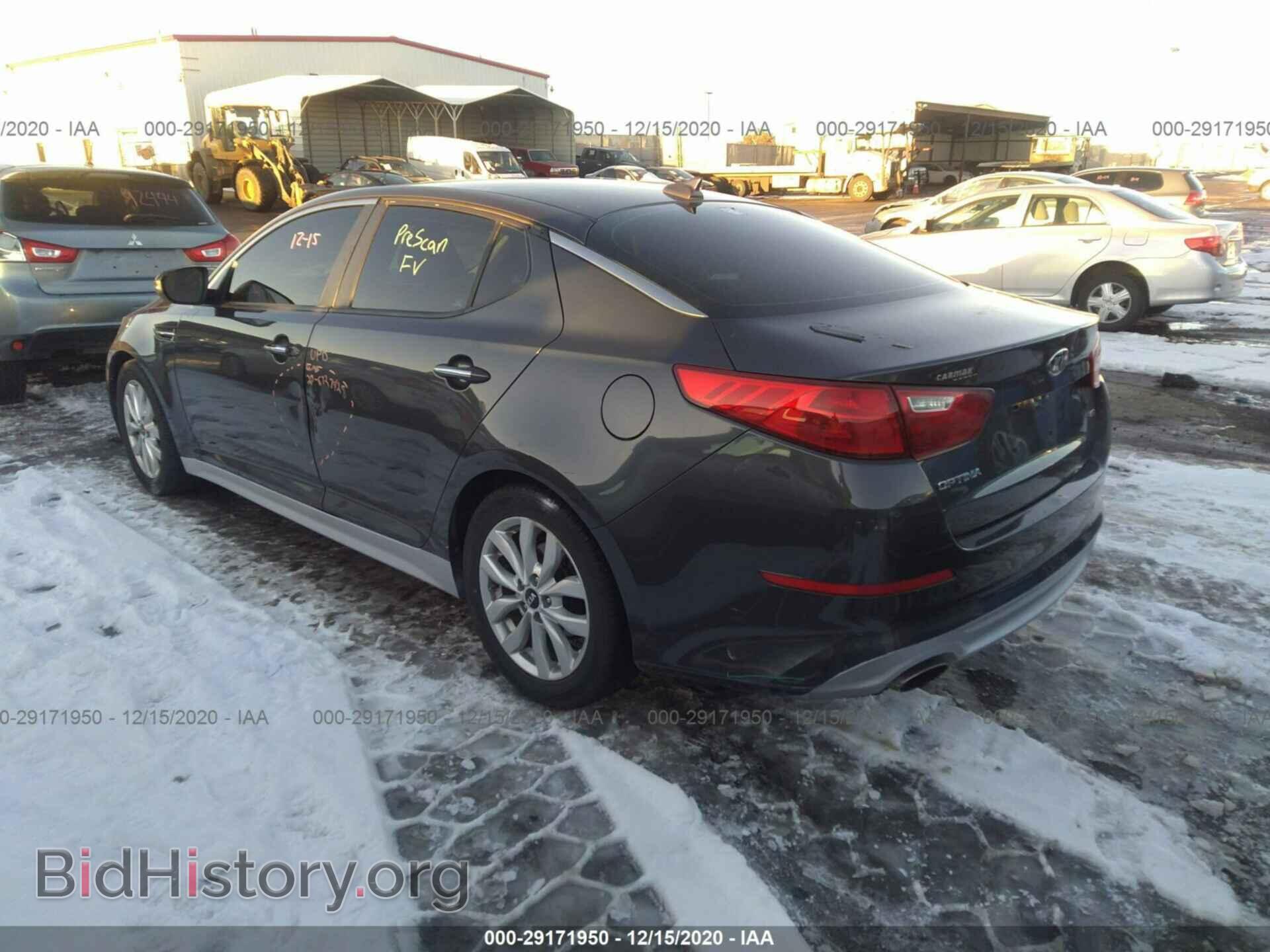 2015 KIA OPTIMA - VIN: KNAGM4A79F5629352 - Photo 3