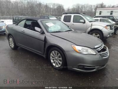 2013 Chrysler 200 Touring, gray — VIN 1C3BCBEB2DN560282, IAAI