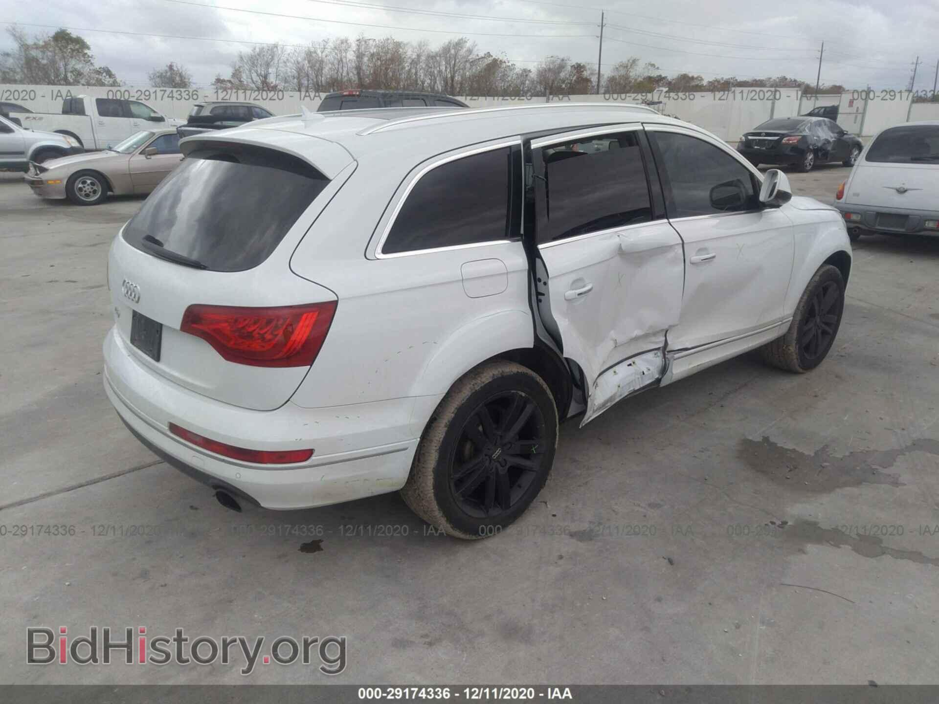 2013 AUDI Q7 - VIN: WA1LGAFE0DD009727 - Фото 4
