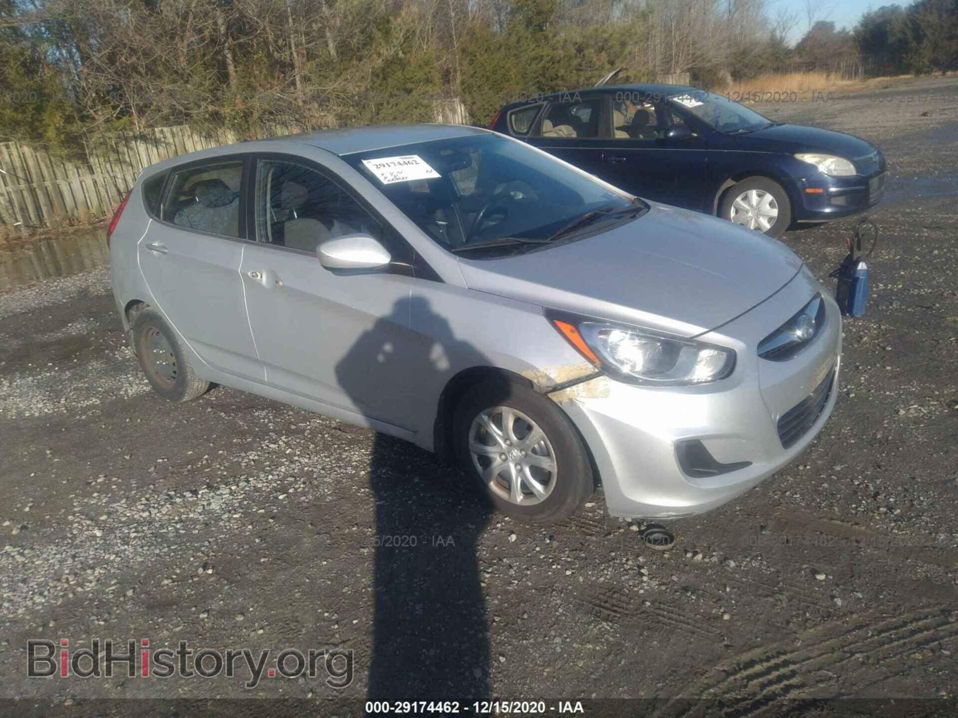 Photo KMHCT5AEXCU023323 - HYUNDAI ACCENT 2012