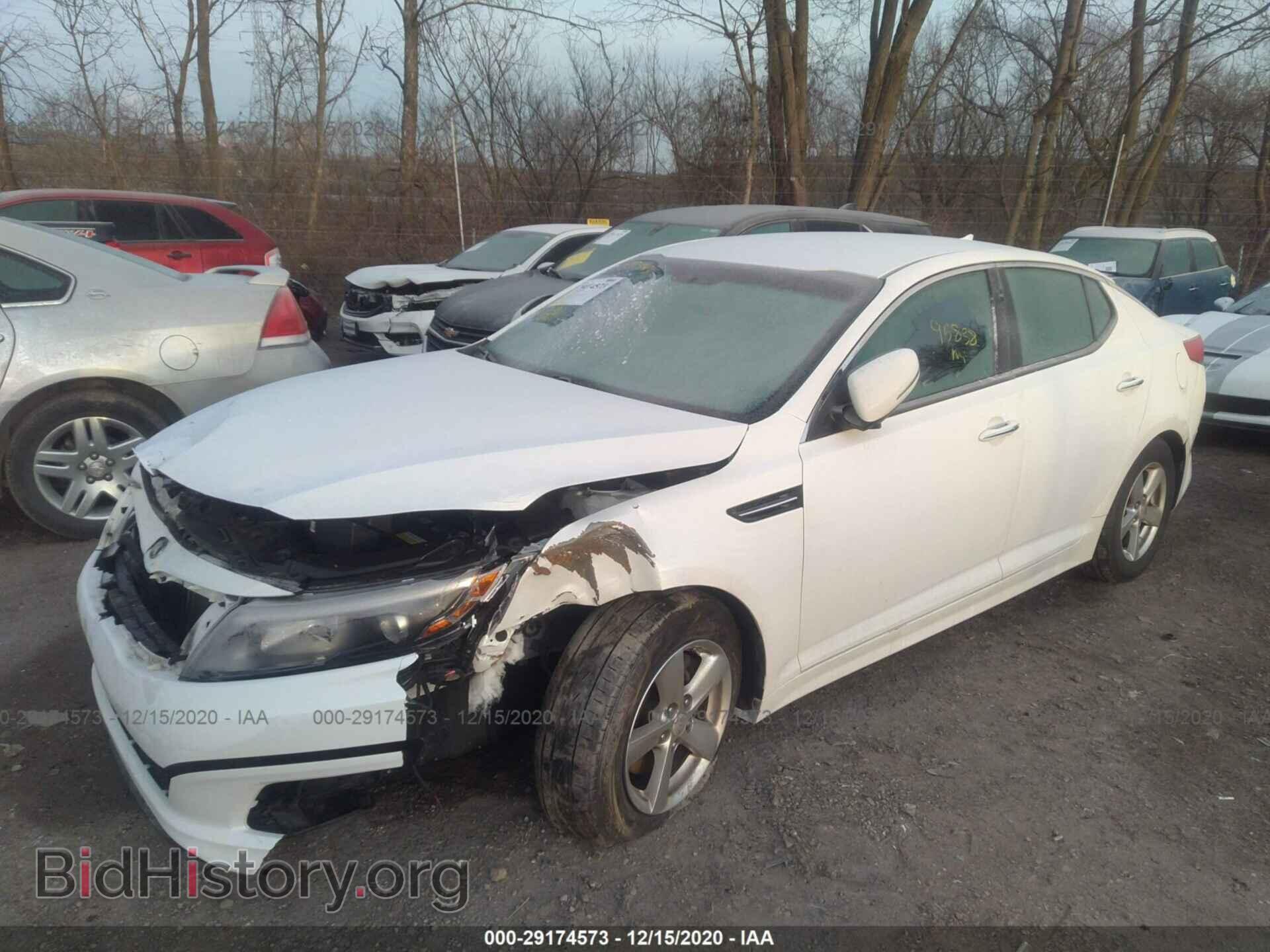 2015 KIA OPTIMA - VIN: KNAGM4A79F5649052 - Фото 2