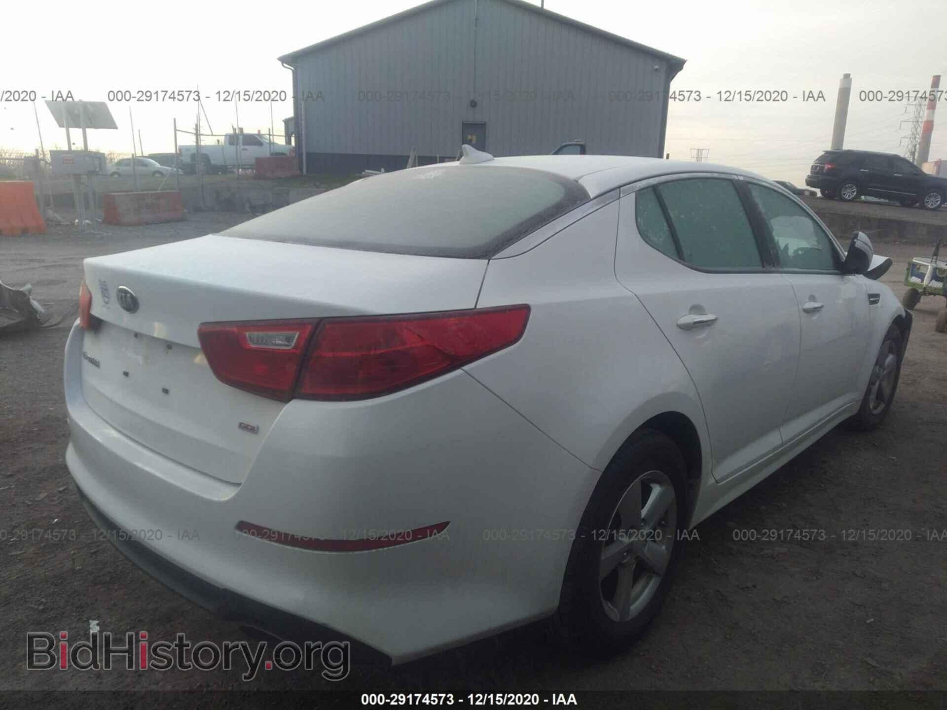 2015 KIA OPTIMA - VIN: KNAGM4A79F5649052 - Фото 4
