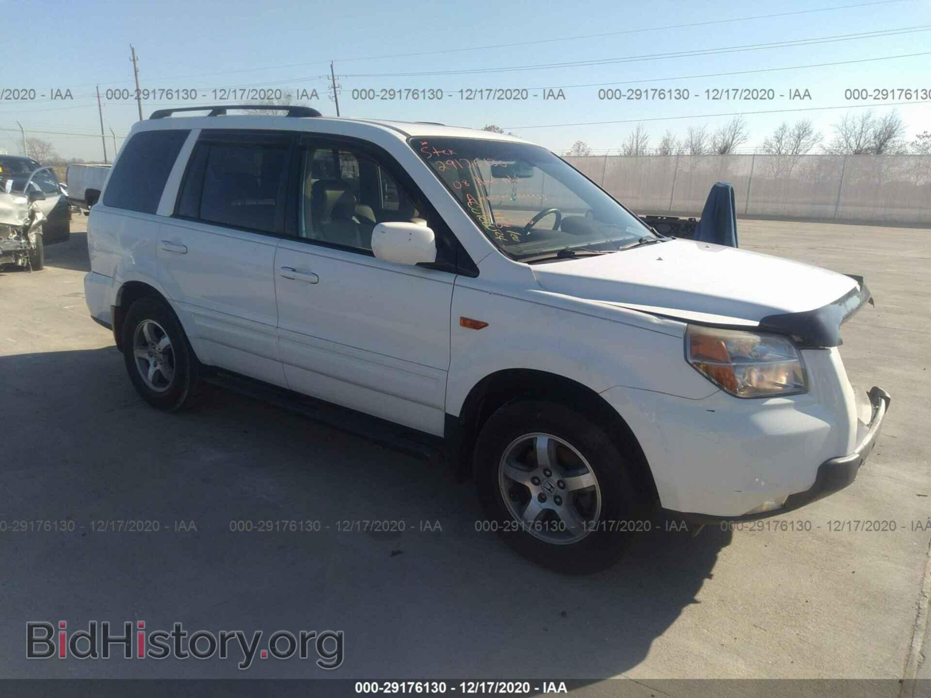 Фотография 5FNYF28518B025192 - HONDA PILOT 2008