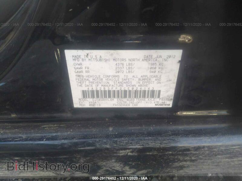 2012 Mitsubishi GALANT (VIN 4A32B3FF2CE024143) — photo 9 of 10
