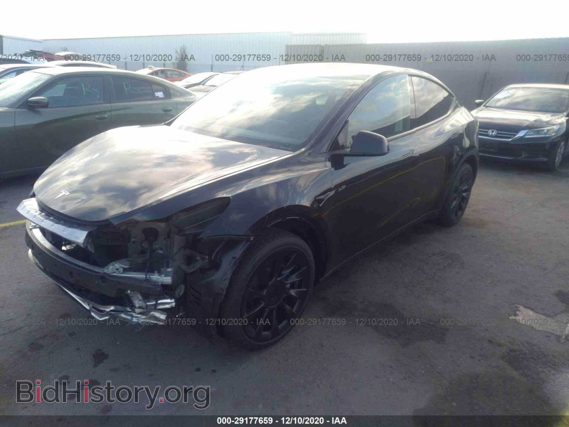 2020 TESLA MODEL Y - VIN: 5YJYGDEEXLF058391 - Photo 2