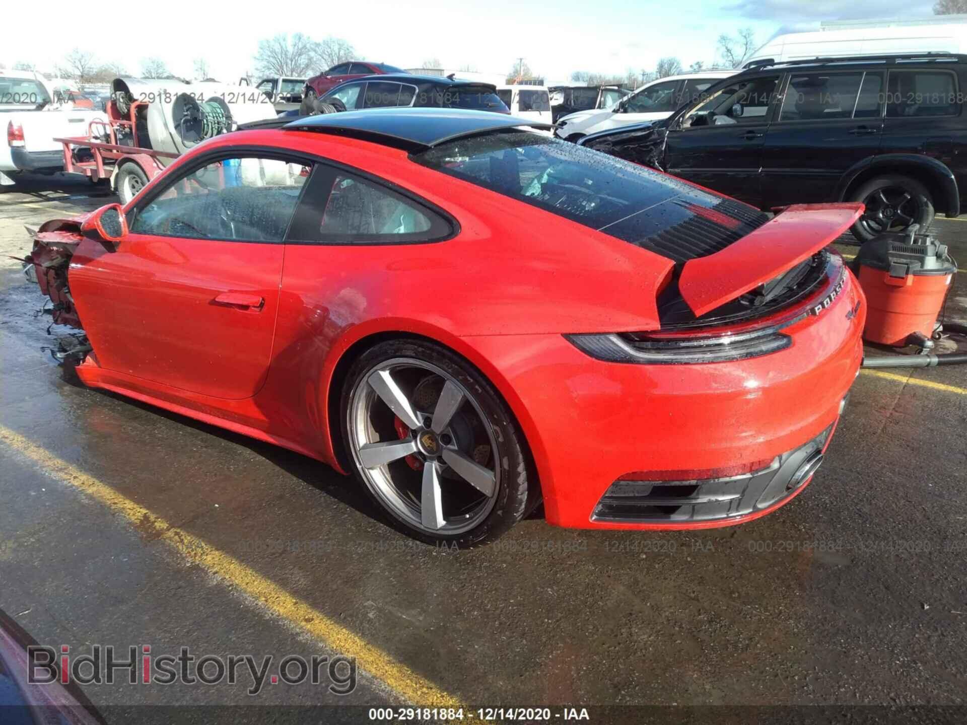 2020 PORSCHE 911 - VIN: WP0AA2A9XLS205764 - Фото 3