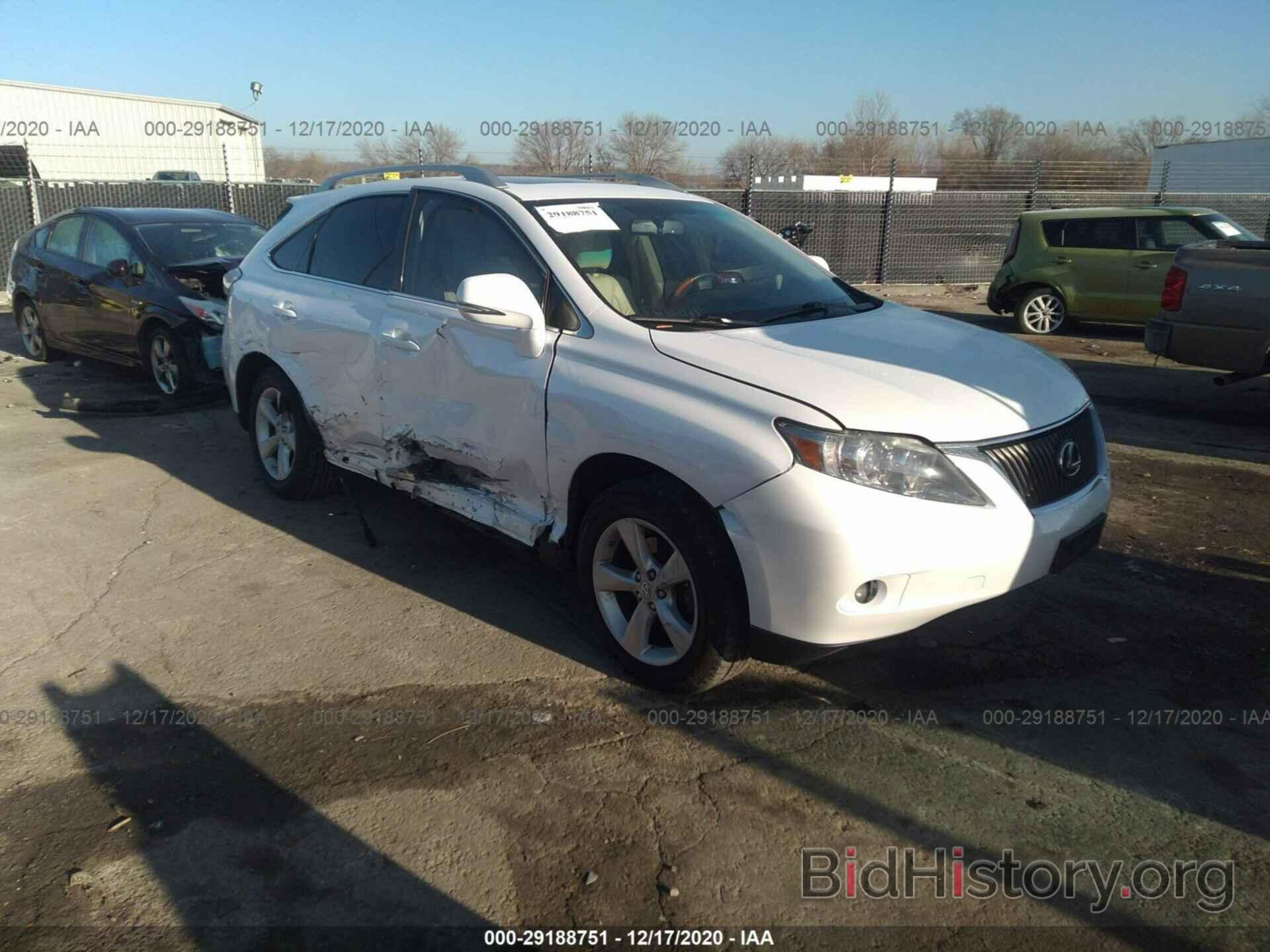 Фотография 2T2BK1BA1AC023689 - LEXUS RX 350 2010