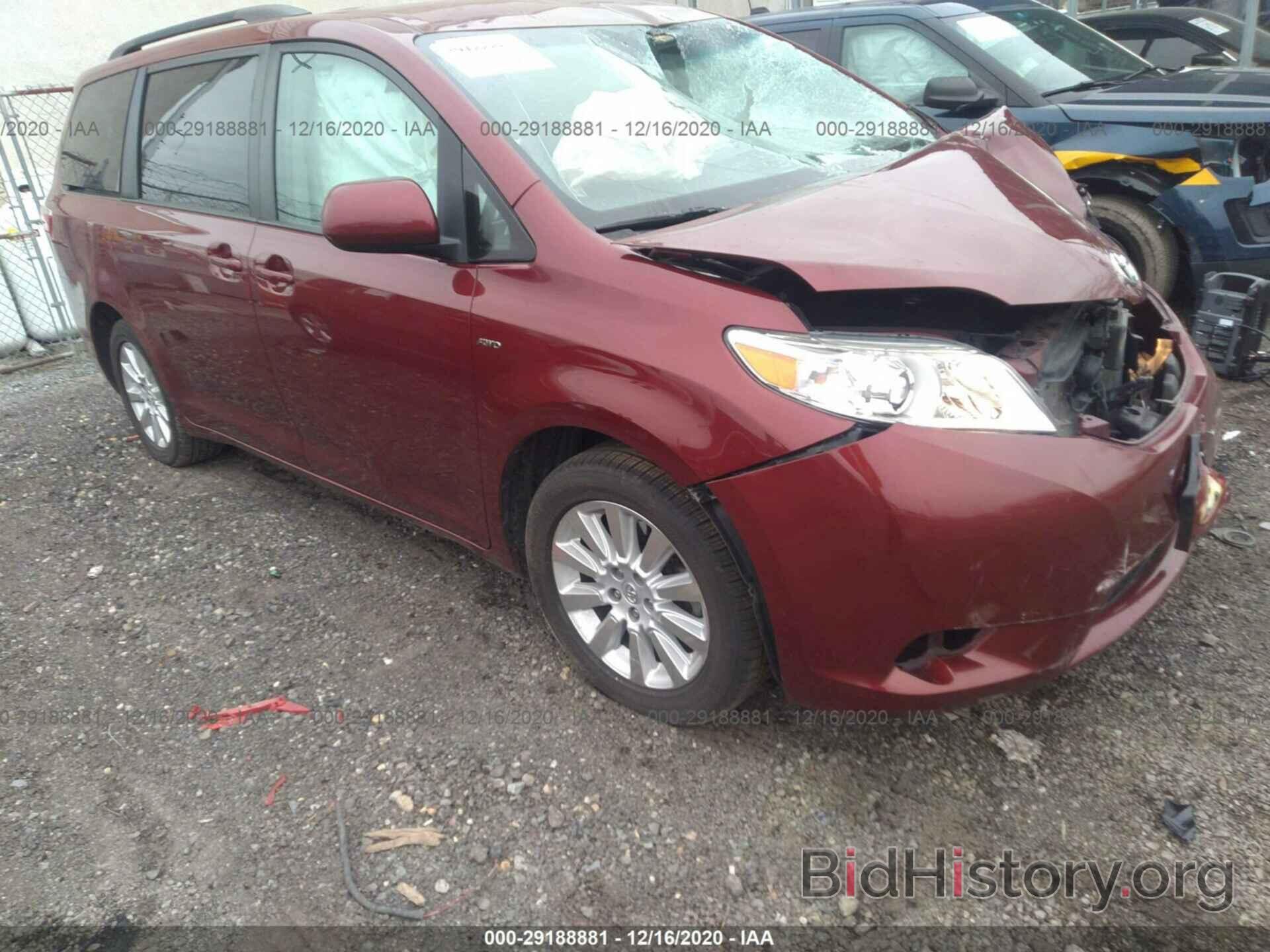 Photo 5TDJK3DC8GS134556 - TOYOTA SIENNA 2016