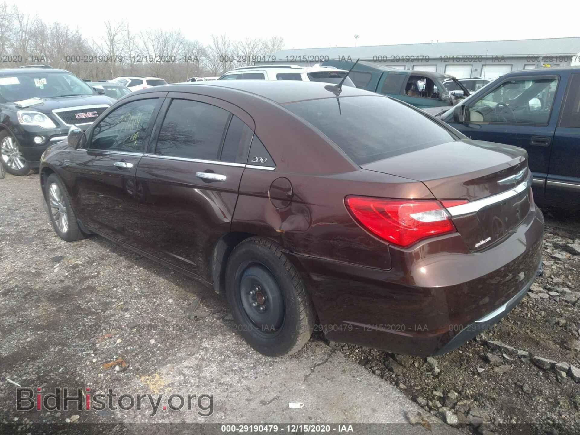 2012 CHRYSLER 200 - VIN: 1C3CCBCB9CN188123 - Фото 3