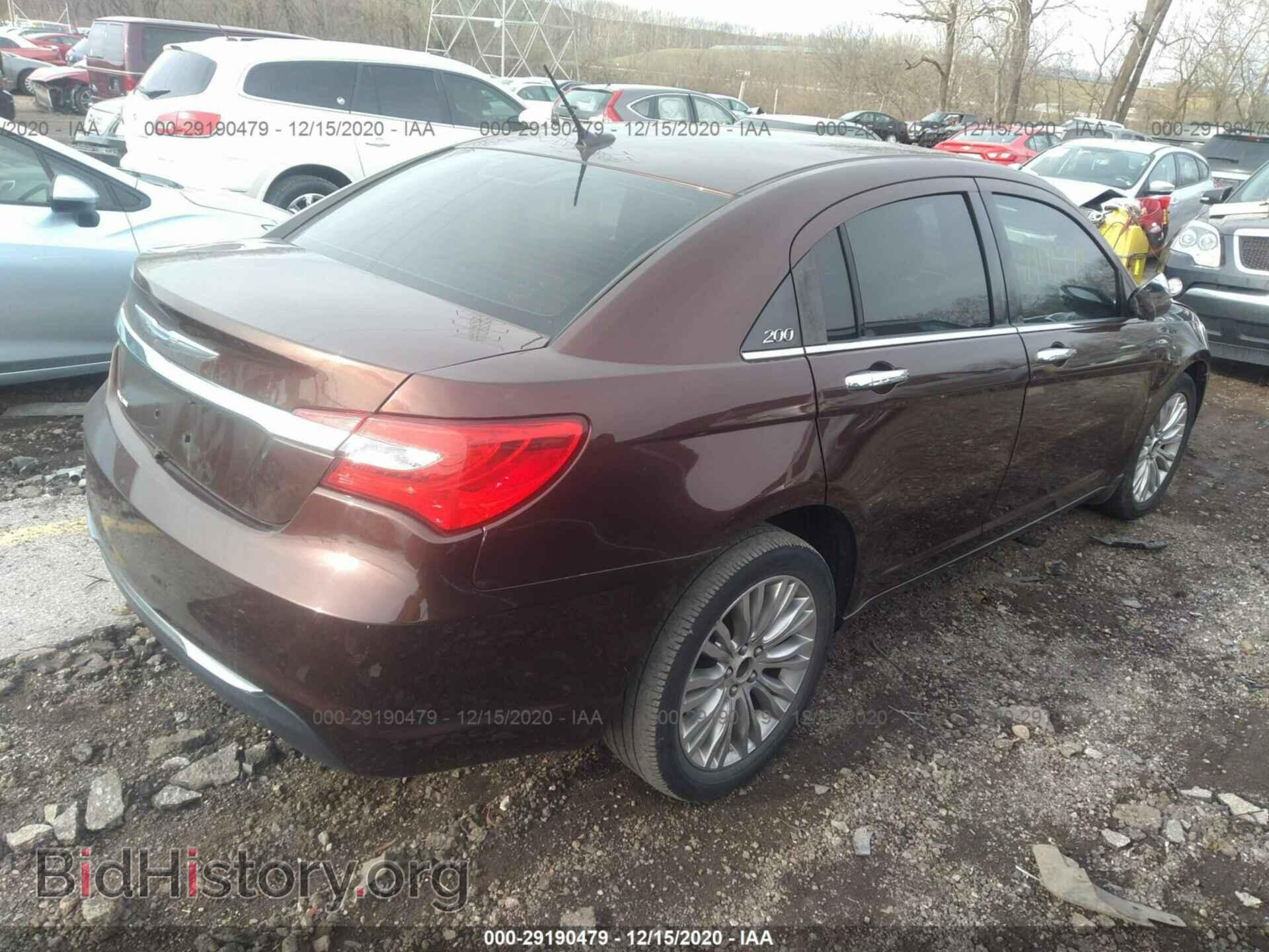 2012 CHRYSLER 200 - VIN: 1C3CCBCB9CN188123 - Фото 4