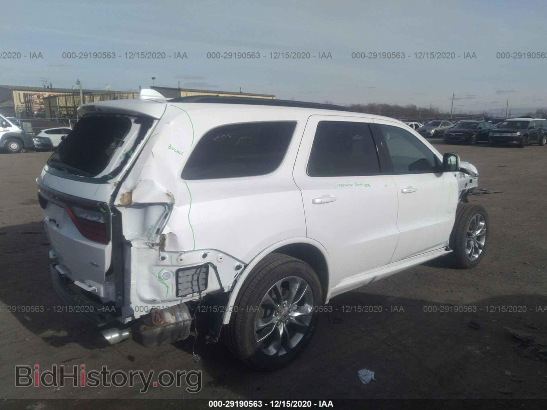 2020 DODGE DURANGO - VIN: 1C4RDJDG3LC433212 - Фото 4