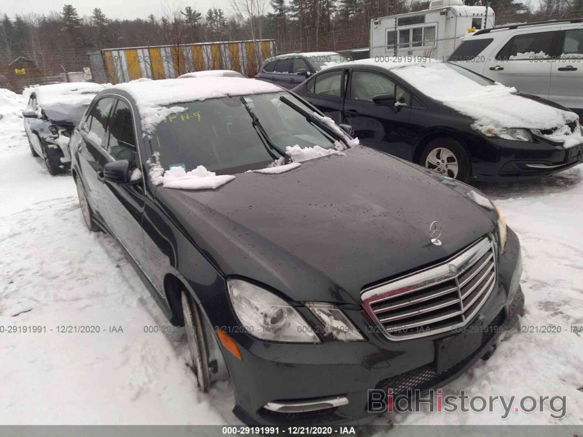 Photo WDDHF8JB4DA716597 - MERCEDES-BENZ E-CLASS 2013