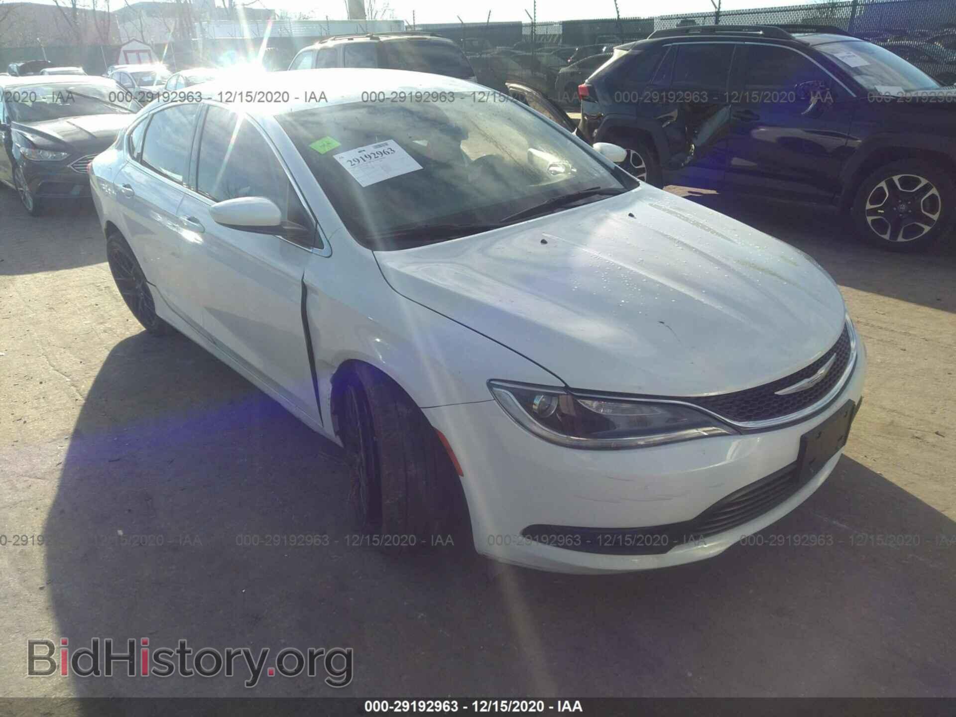Фотография 1C3CCCFB5GN194816 - CHRYSLER 200 2016