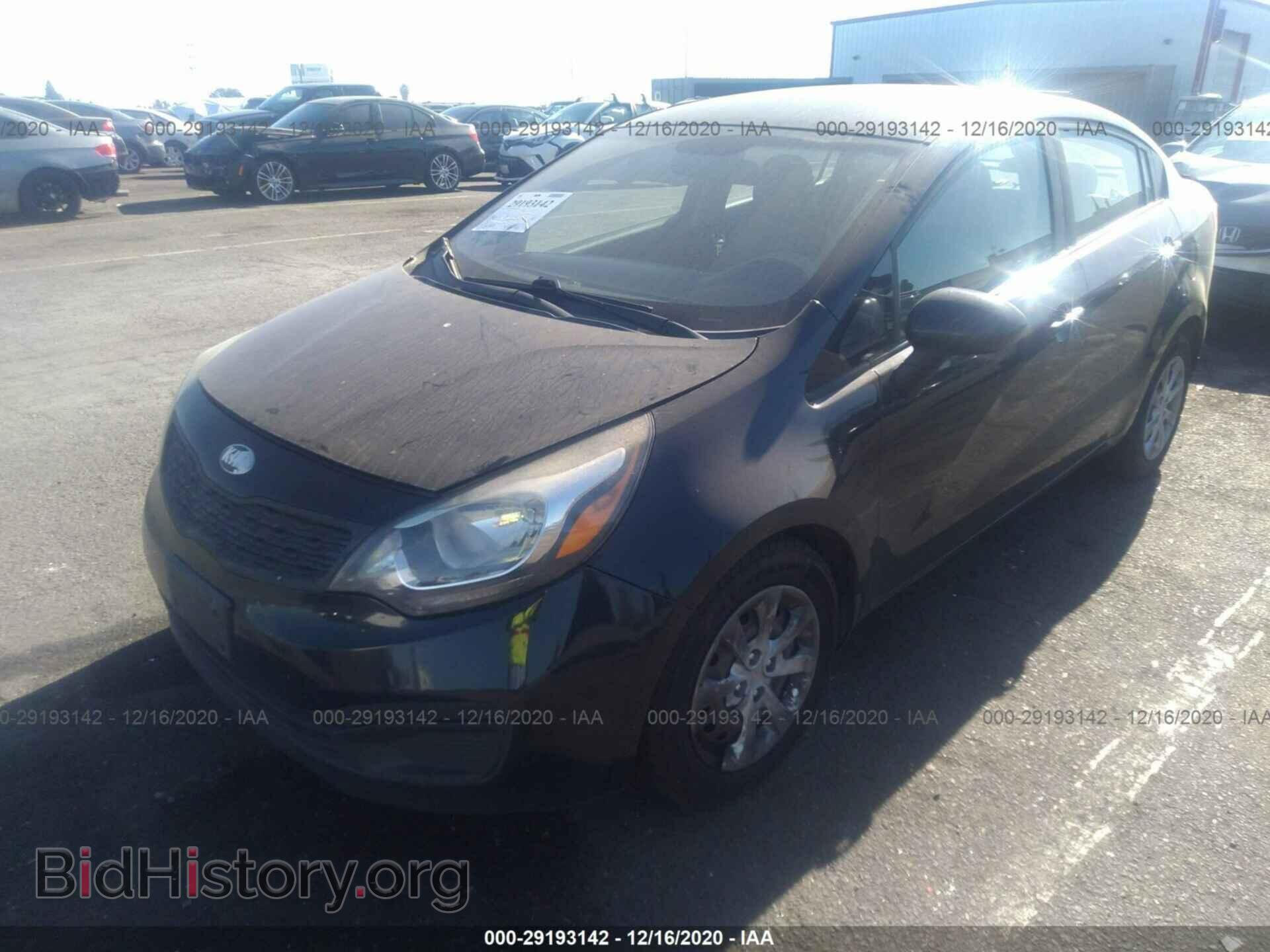 2013 KIA RIO - VIN: KNADM4A3XD6193778 - Фото 2
