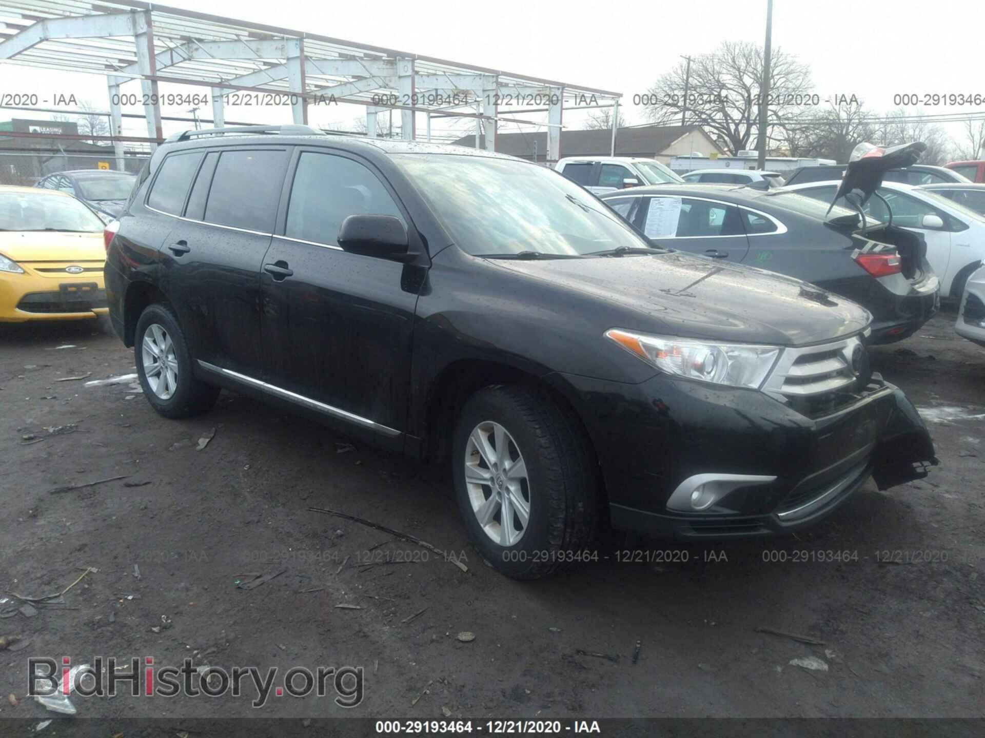 Фотография 5TDBK3EH2CS165939 - TOYOTA HIGHLANDER 2012