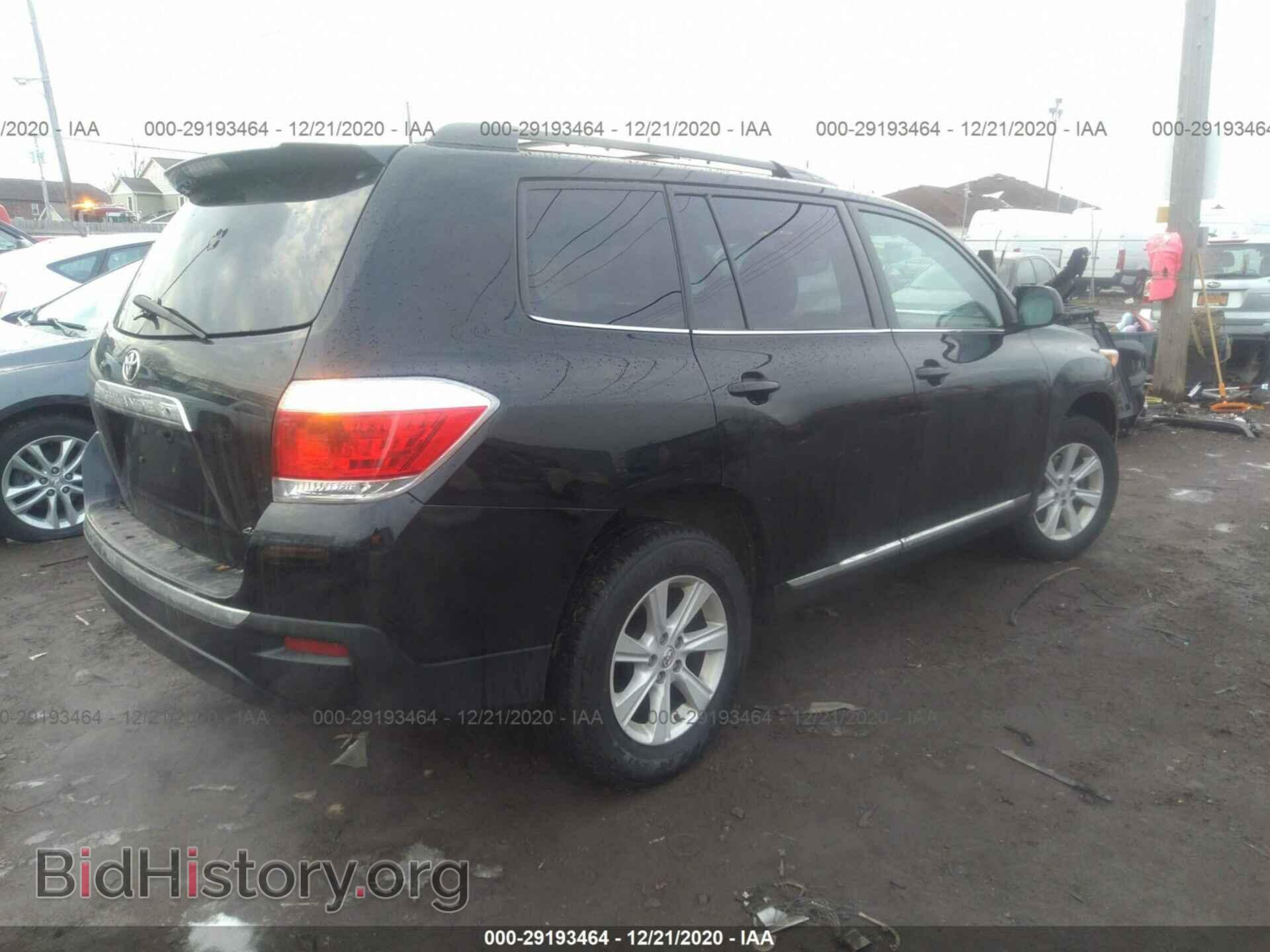 2012 TOYOTA HIGHLANDER - VIN: 5TDBK3EH2CS165939 - Фото 4