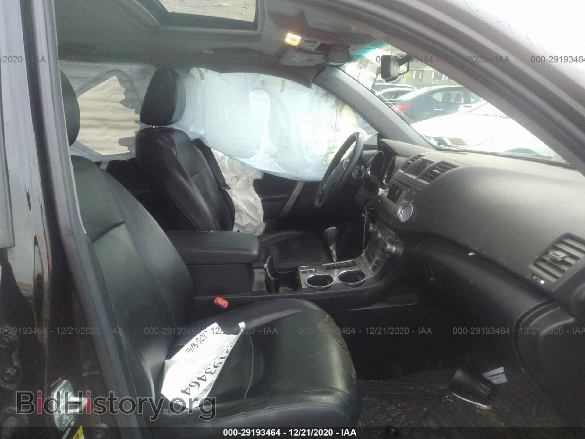 2012 TOYOTA HIGHLANDER - VIN: 5TDBK3EH2CS165939 - Фото 5