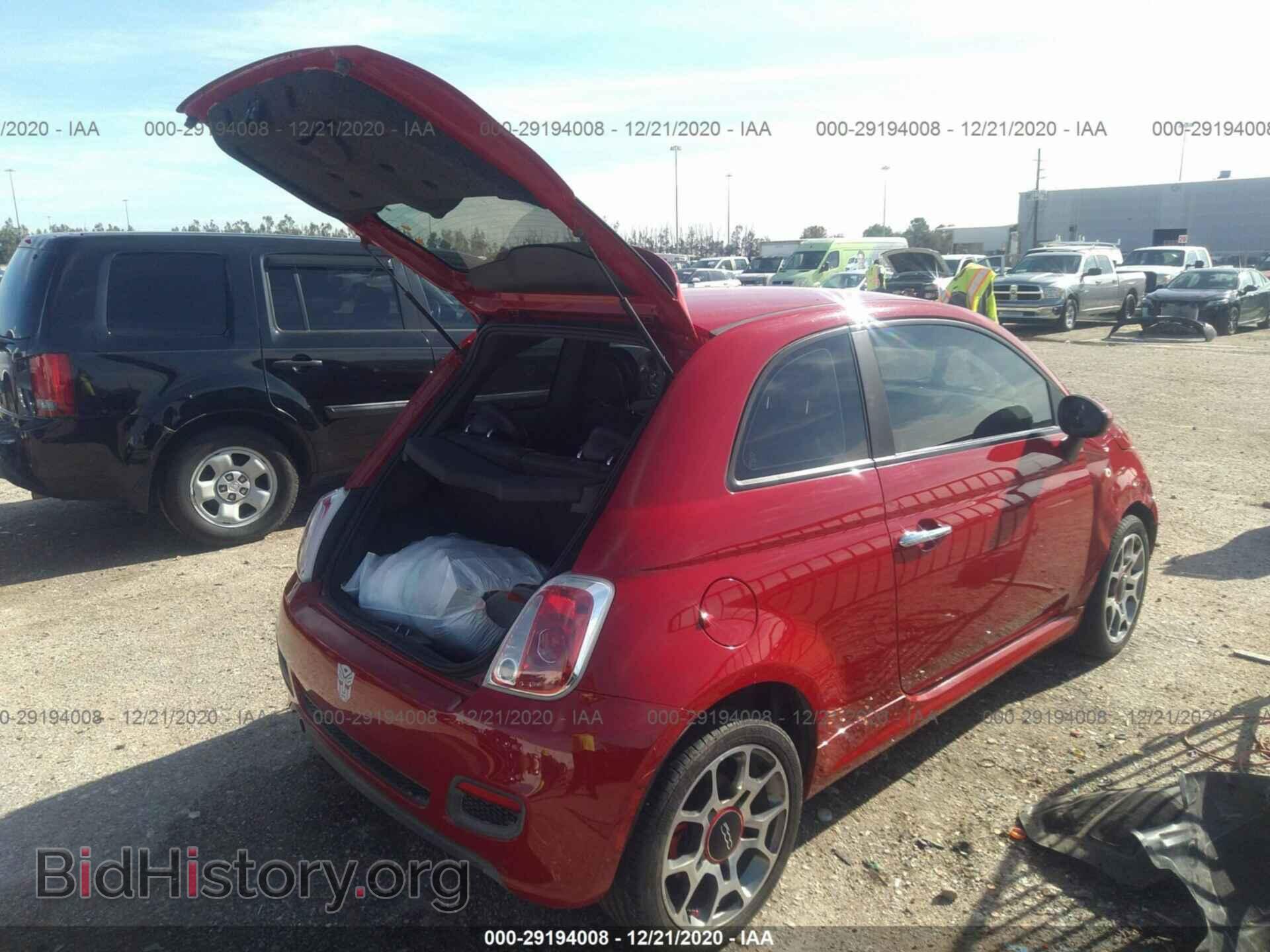 2012 FIAT 500 - VIN: 3C3CFFBR1CT145098 - Фото 4