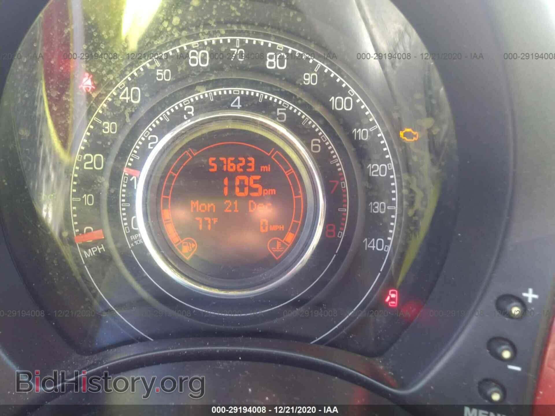 2012 FIAT 500 - VIN: 3C3CFFBR1CT145098 - Фото 7
