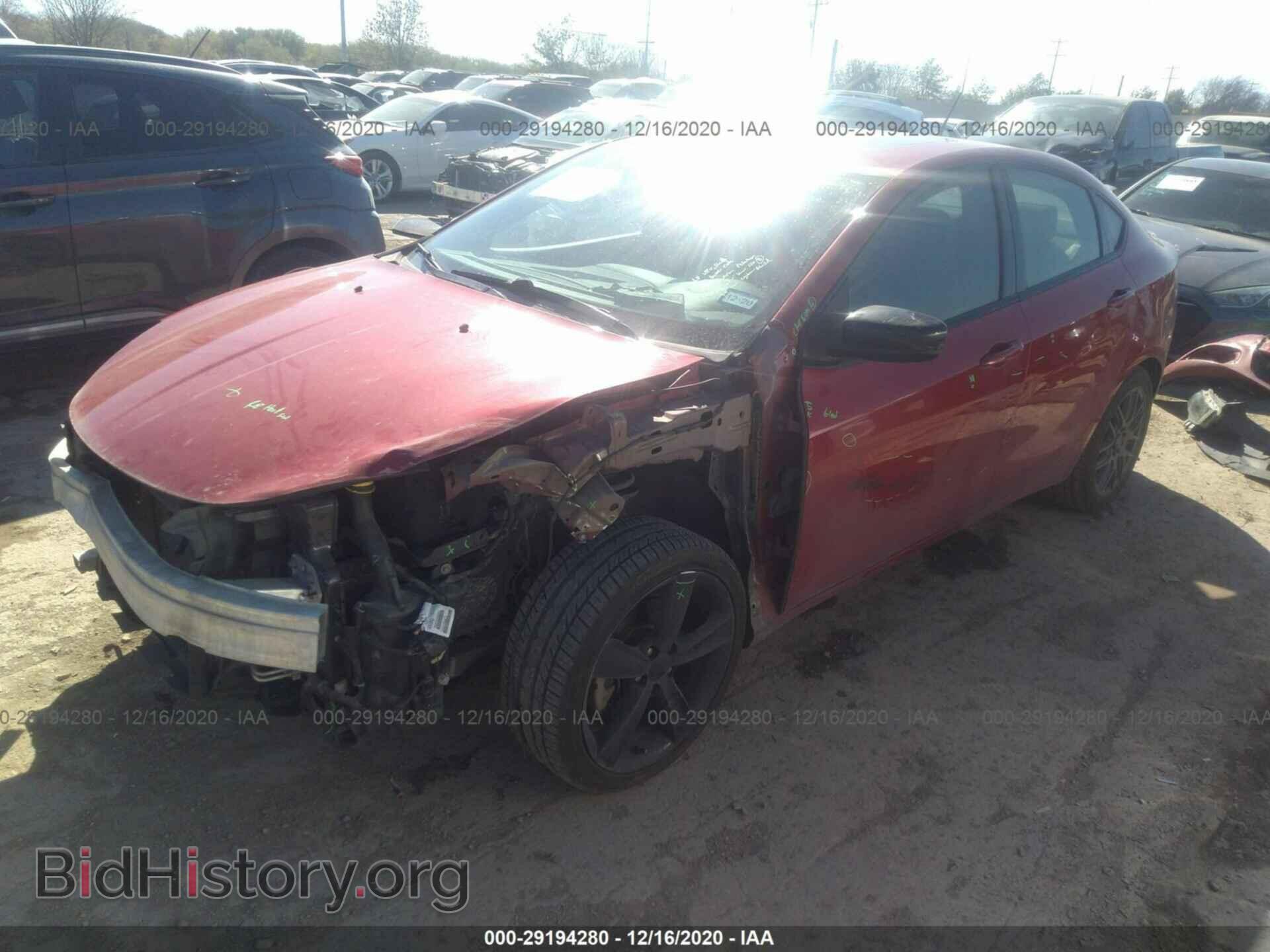 2016 DODGE DART - VIN: 1C3CDFBBXGD530194 - Фото 2