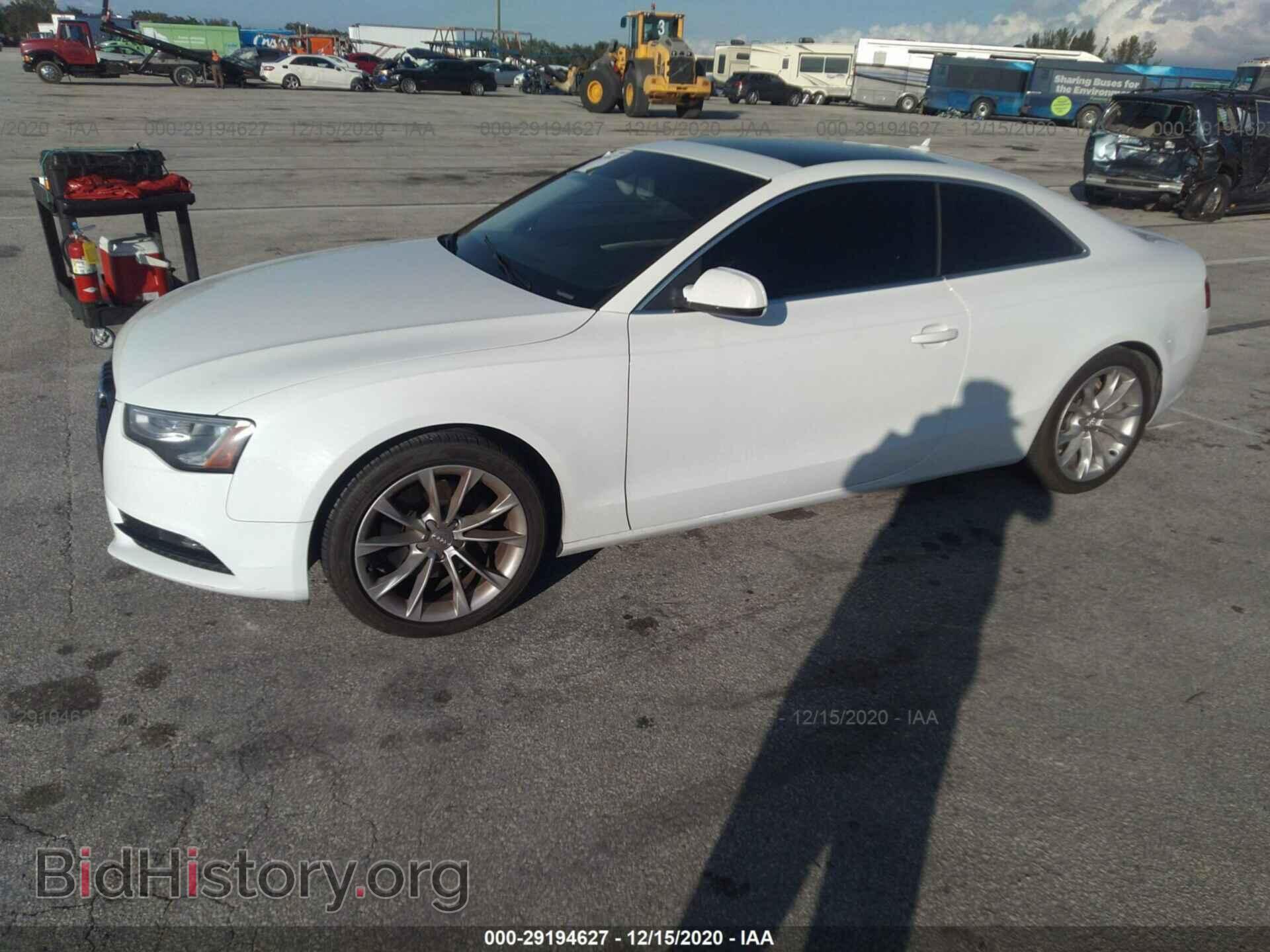 2013 AUDI A5 - VIN: WAULFAFR1DA001338 - Фото 2