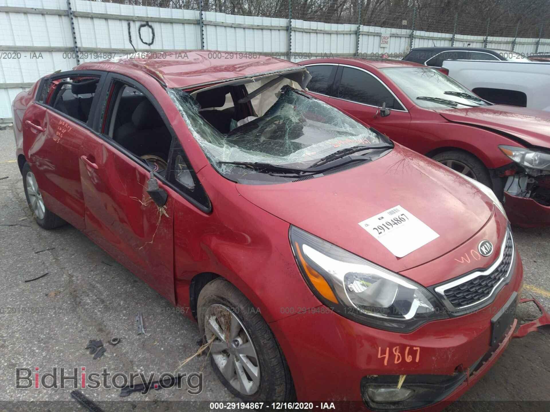 Photo KNADN4A35D6130617 - KIA RIO 2013