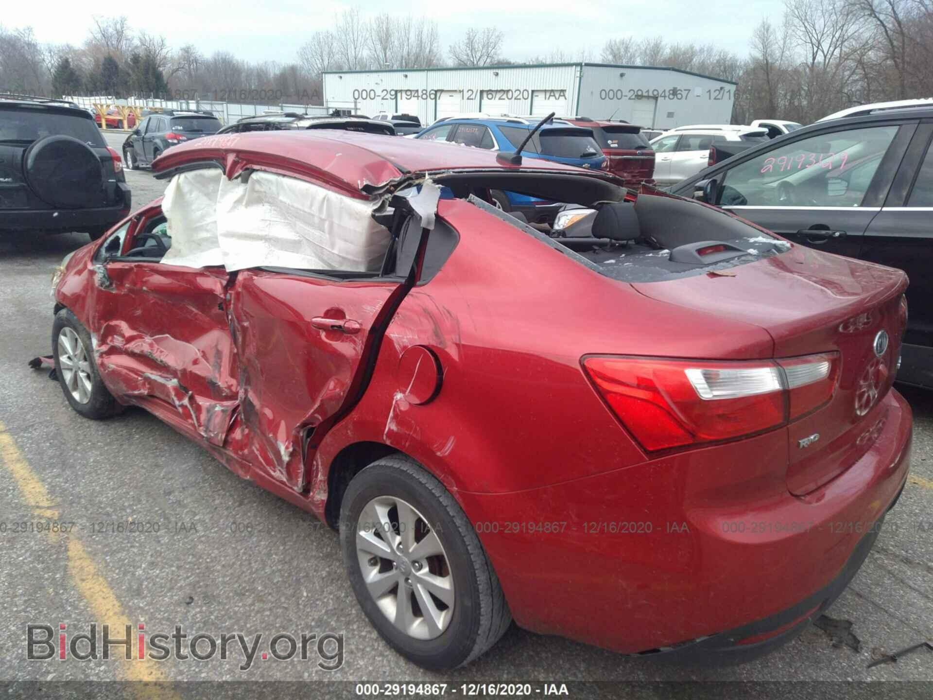 2013 KIA RIO - VIN: KNADN4A35D6130617 - Фото 3