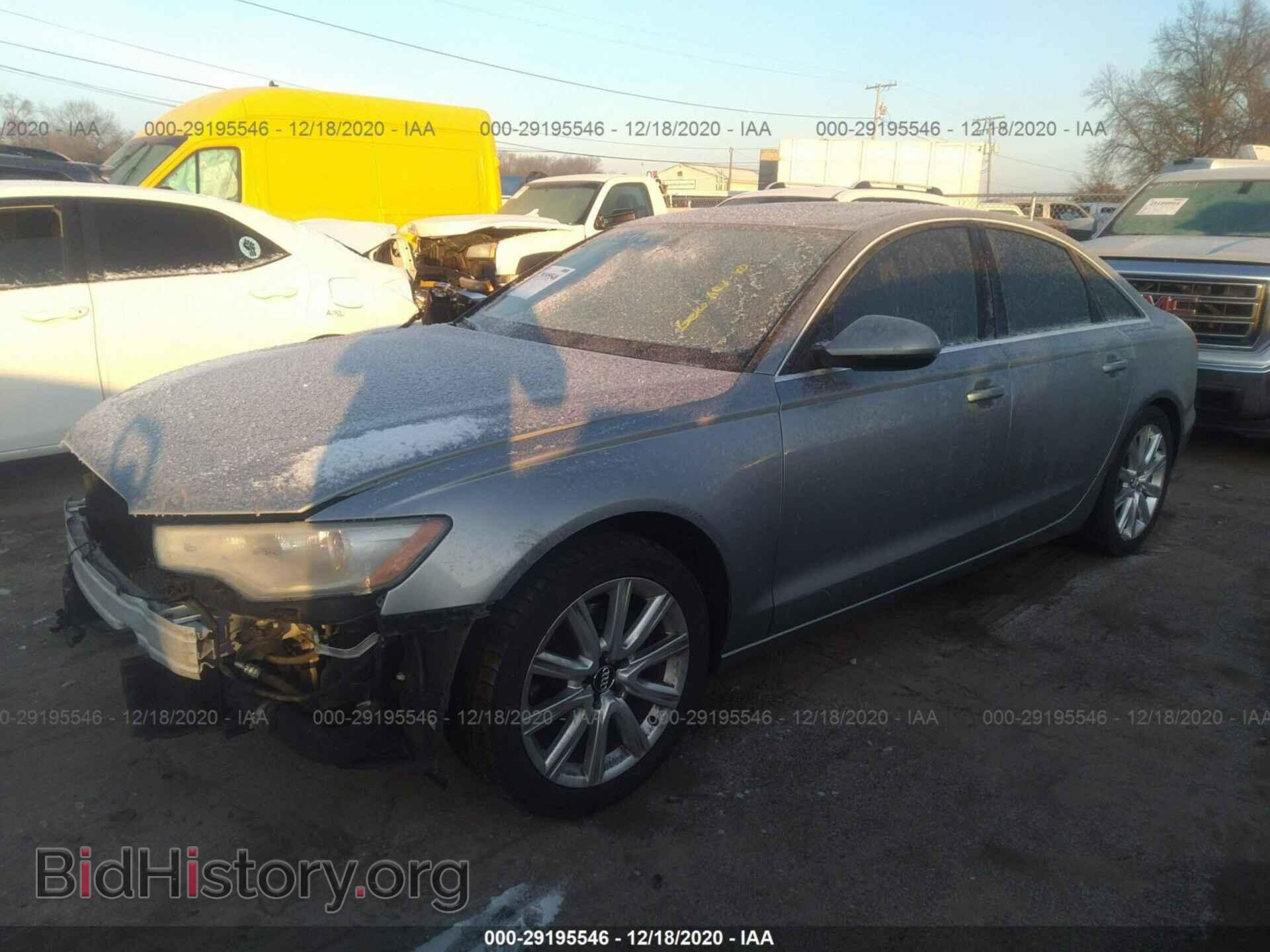 2013 AUDI A6 - VIN: WAUGFAFC4DN016146 - Фото 2