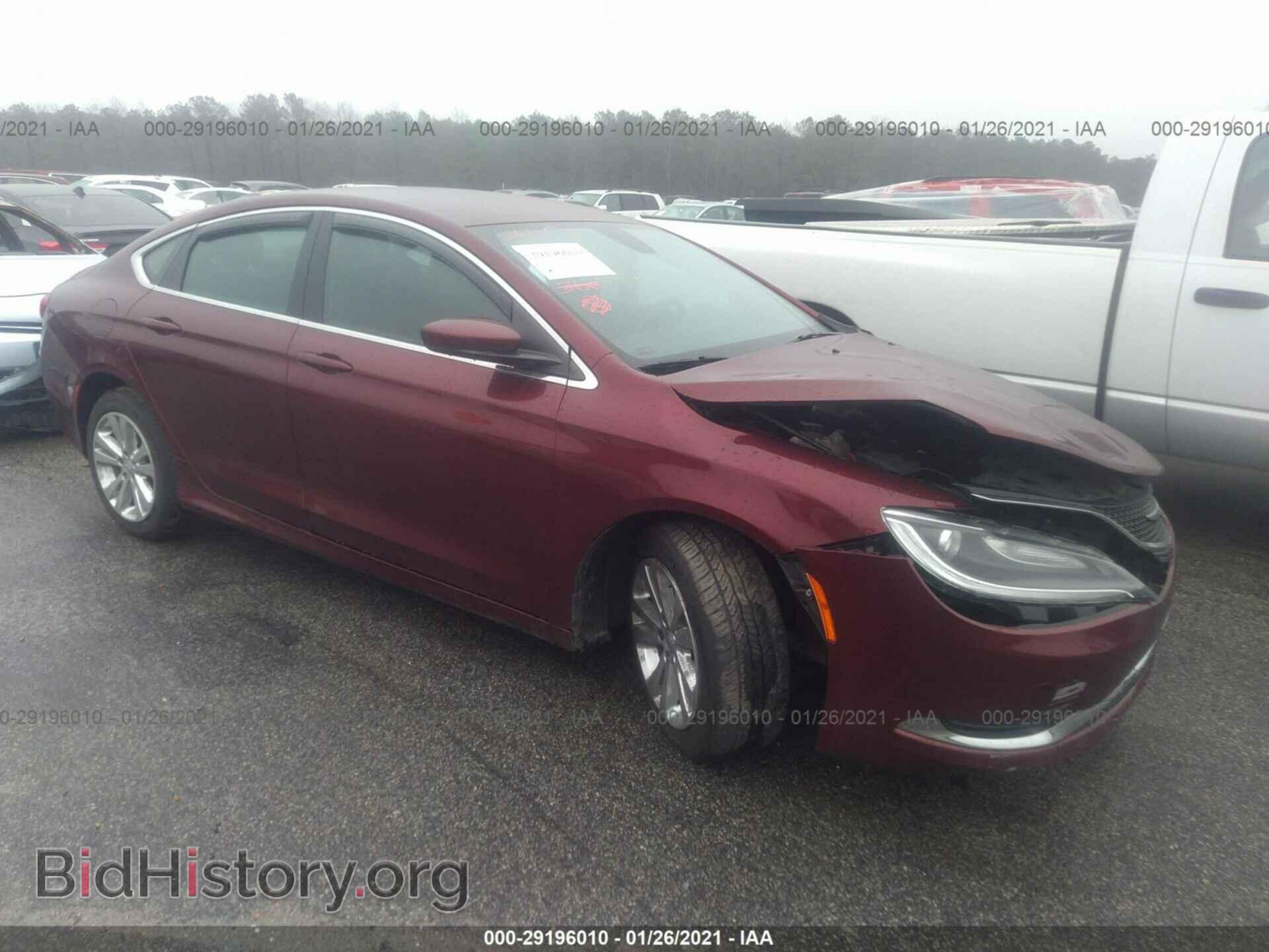 Фотография 1C3CCCAB8GN154253 - CHRYSLER 200 2016