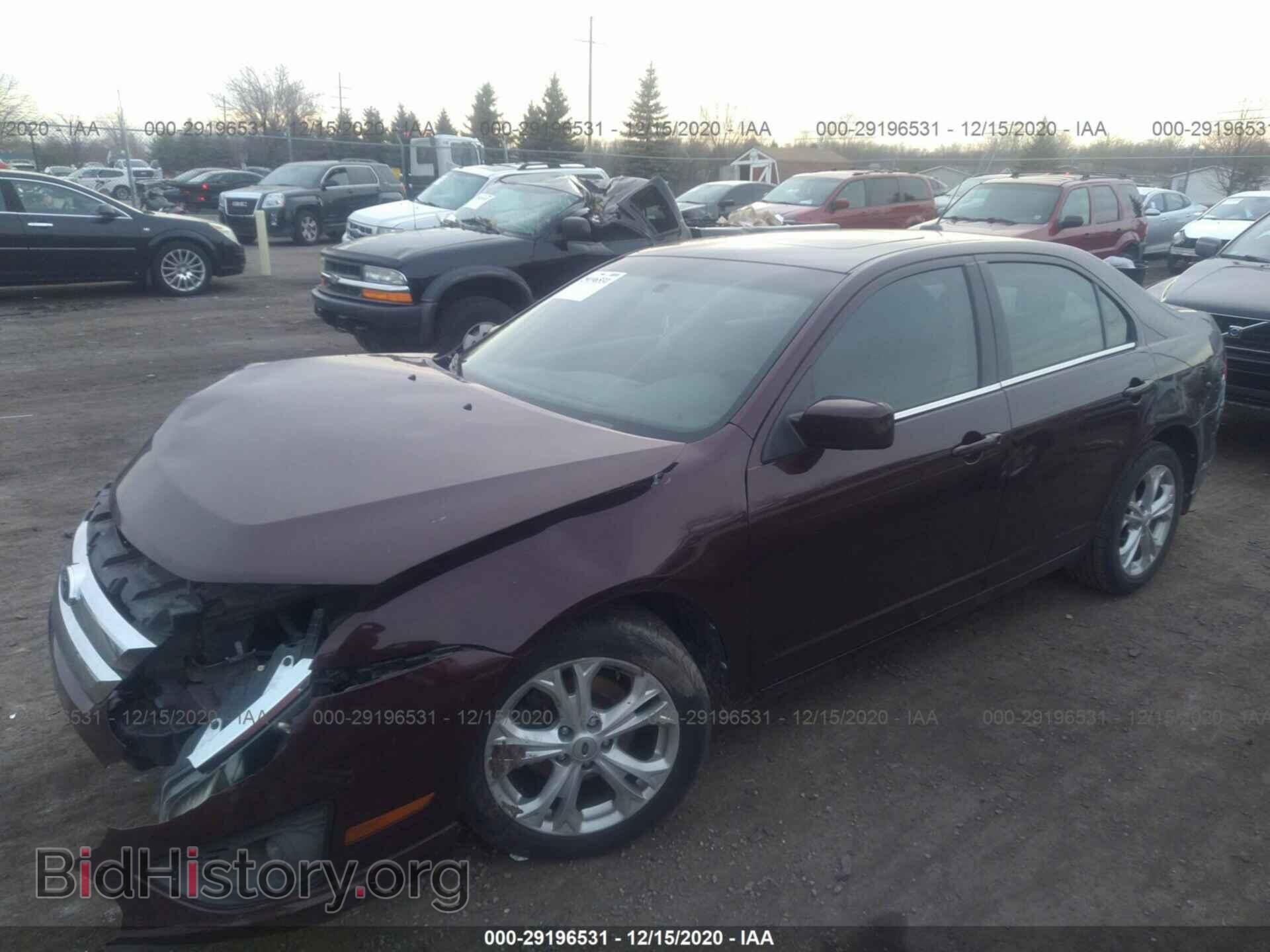 2012 FORD FUSION - VIN: 3FAHP0HG1CR344589 - Фото 2
