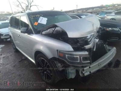 2015 Ford FLEX LIMITED W/ECOBOOST, silver — VIN 2FMHK6DT5FBA11194, IAAI