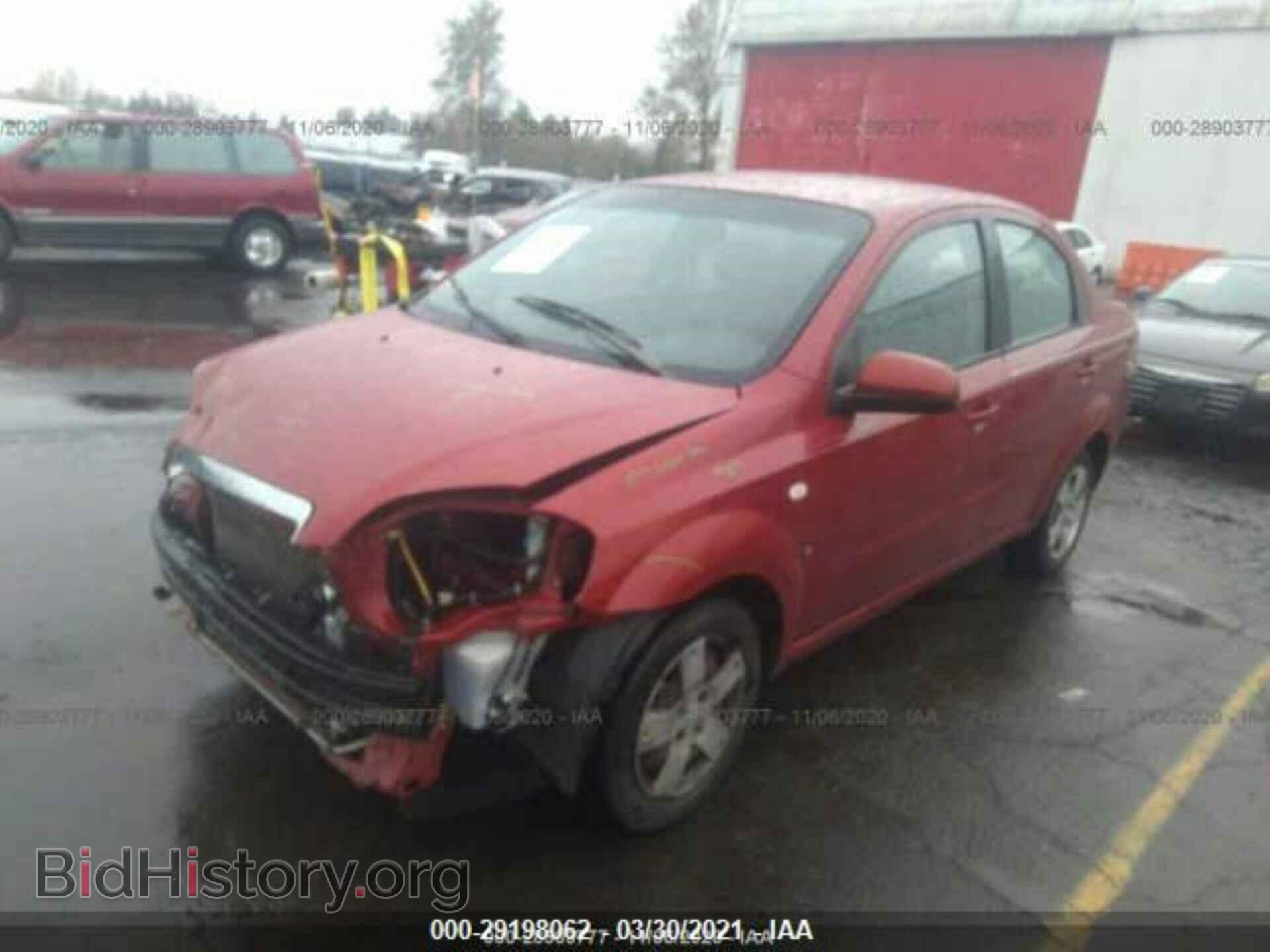 2007 CHEVROLET AVEO - VIN: KL1TD56657B152484 - Фото 2