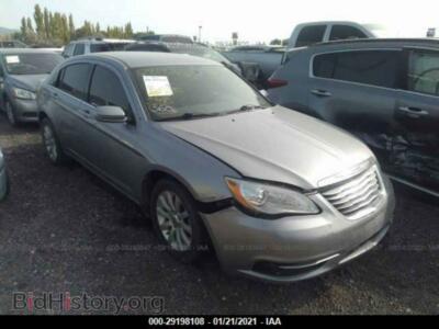 2013 Chrysler 200 Touring, серый — VIN 1C3CCBBG8DN556340, IAAI