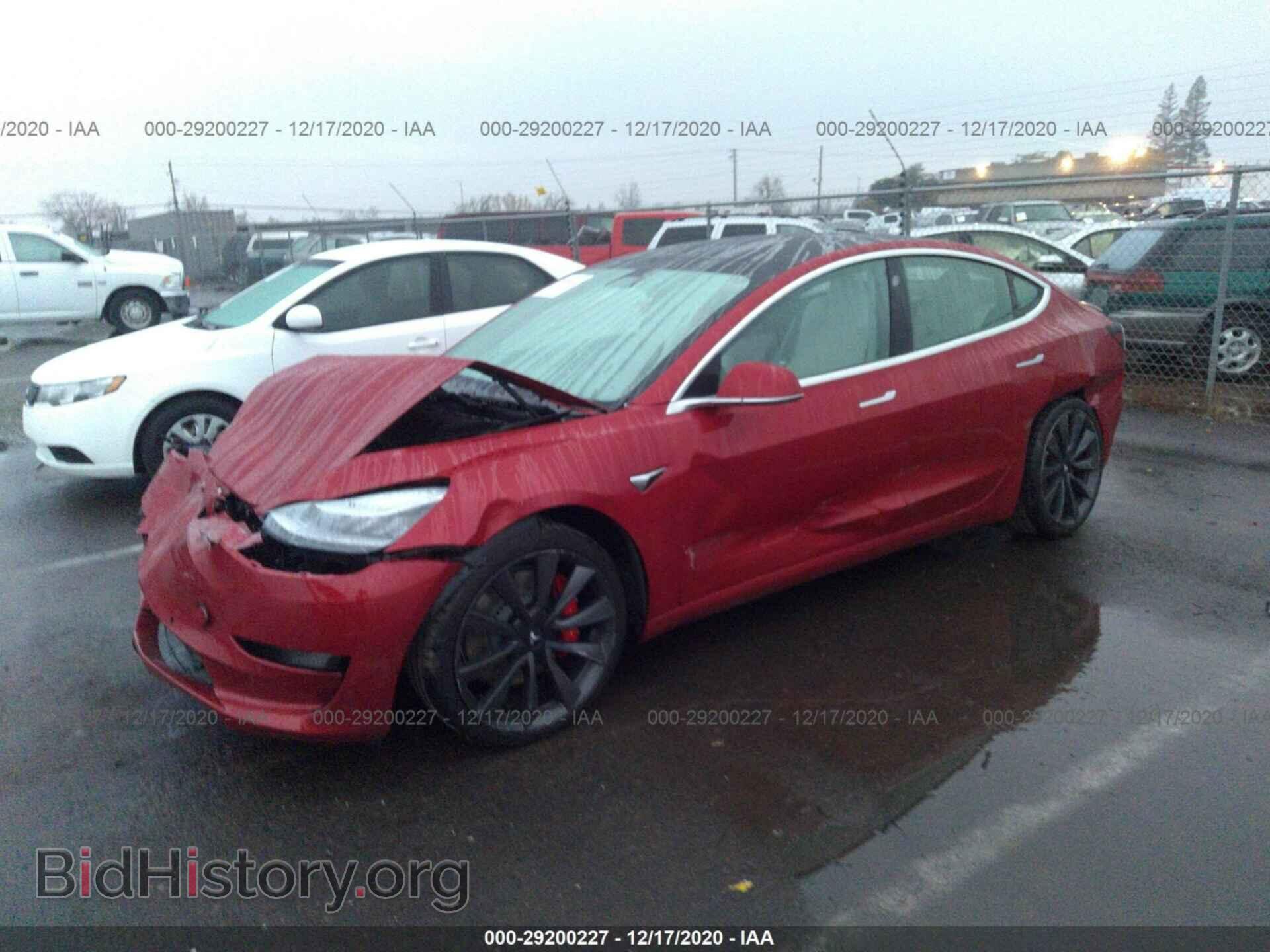 2020 TESLA MODEL 3 - VIN: 5YJ3E1EC8LF791956 - Фото 2
