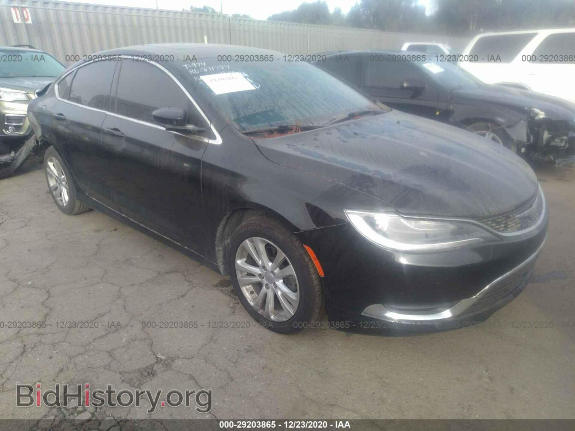 Фотография 1C3CCCAB2GN115562 - CHRYSLER 200 2016