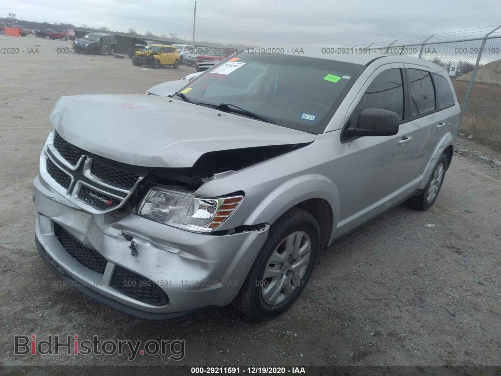2014 DODGE JOURNEY - VIN: 3C4PDCAB6ET258666 - Фото 2