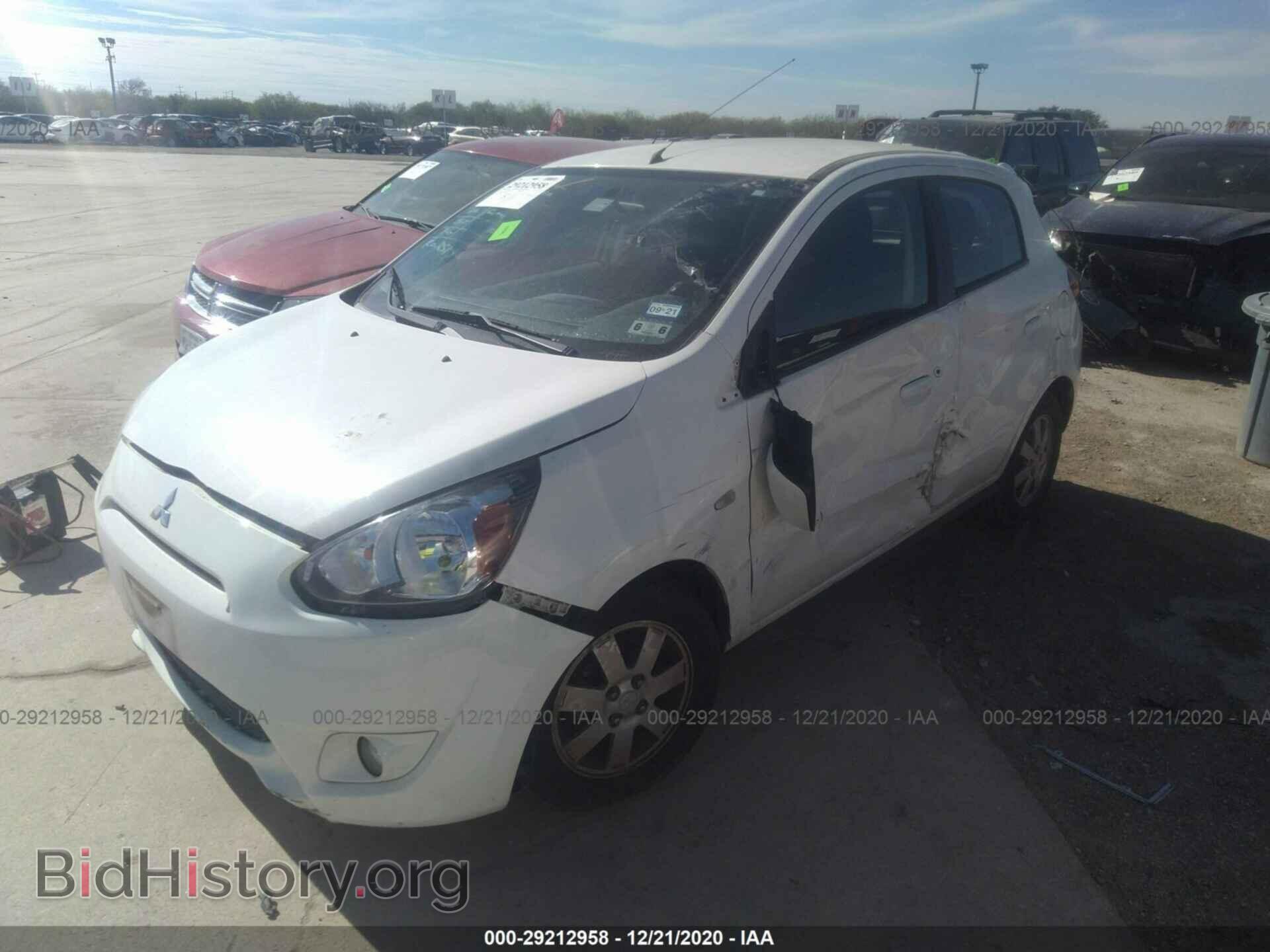 2014 MITSUBISHI MIRAGE - VIN: ML32A4HJ1EH024121 - Фото 2