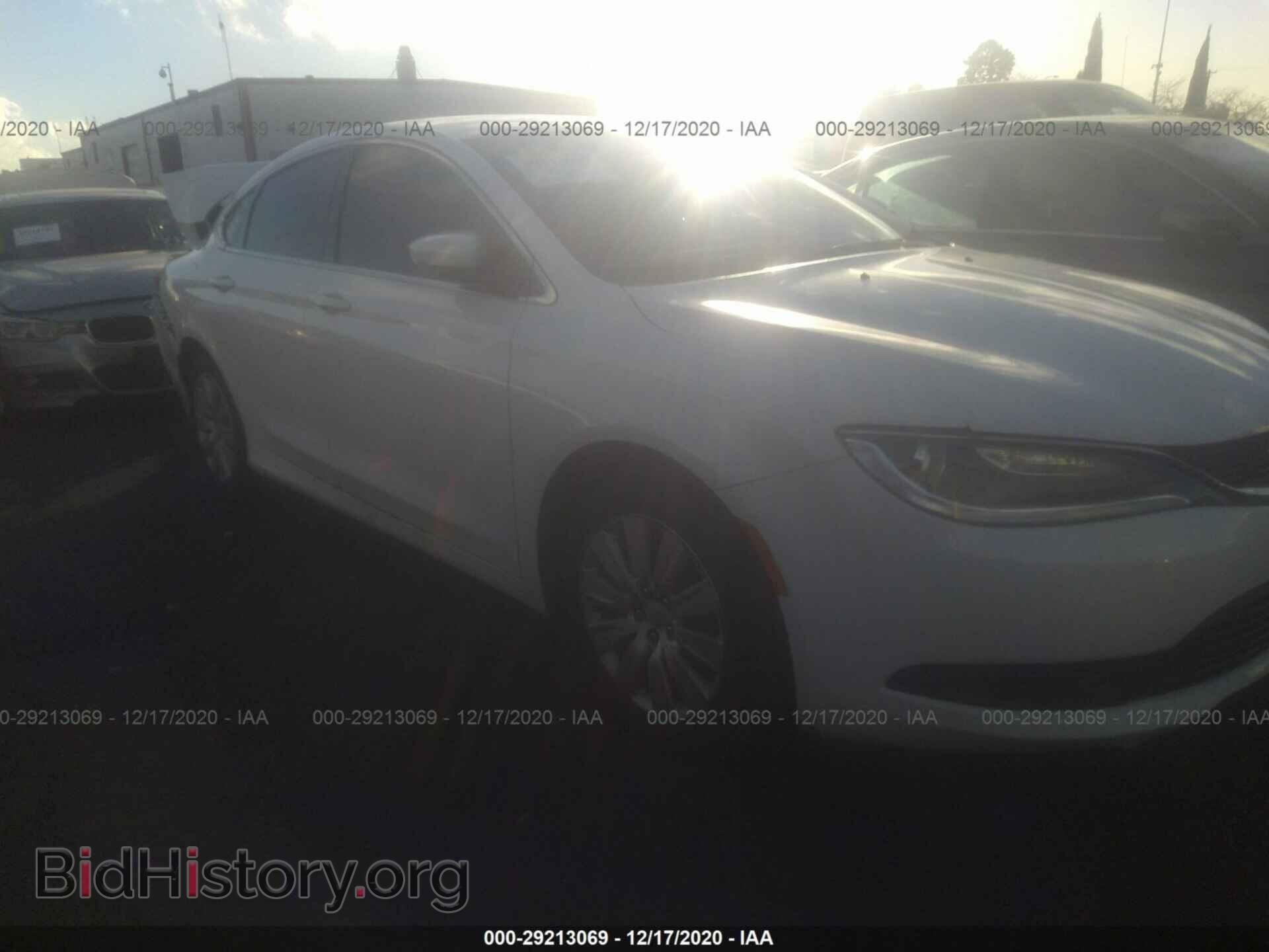Фотография 1C3CCCFB2GN139479 - CHRYSLER 200 2016