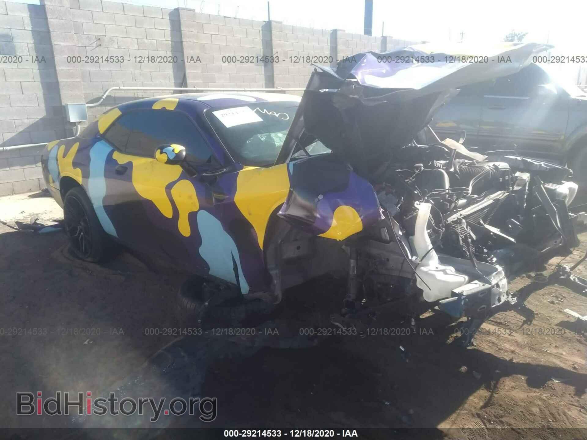 Photo 2C3CDZAG3GH255298 - DODGE CHALLENGER 2016