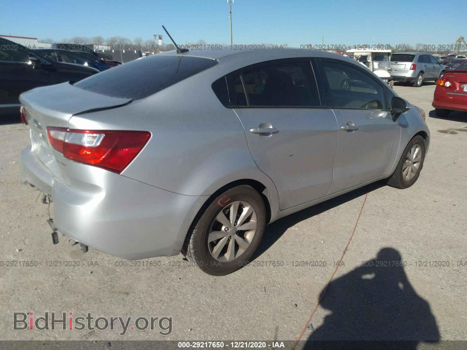 2012 KIA RIO - VIN: KNADN4A32C6084954 - Фото 4