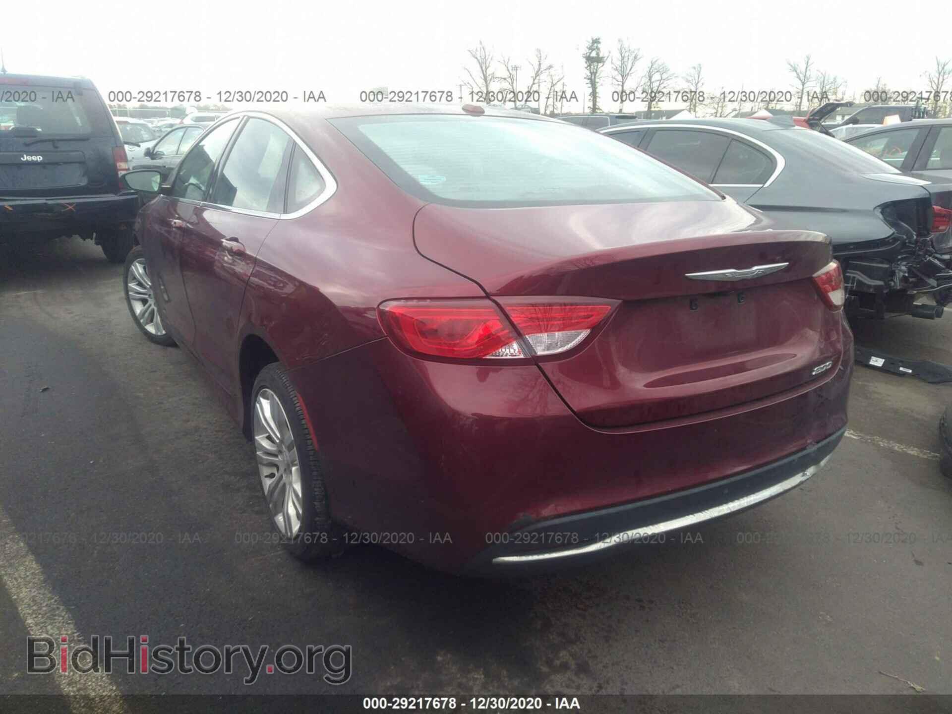 2015 CHRYSLER 200 - VIN: 1C3CCCAB0FN527607 - Фото 3